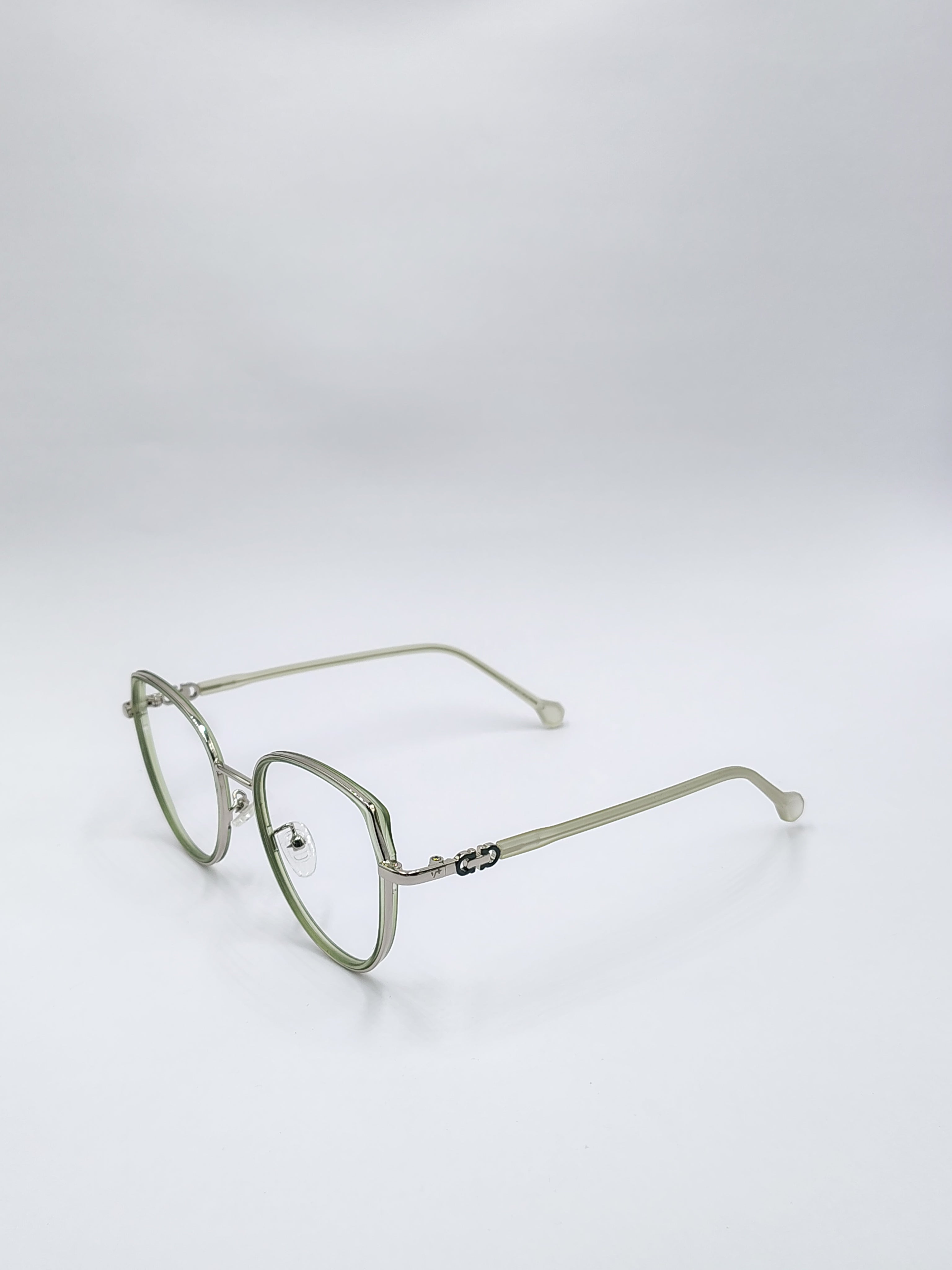 Eyeket Vision Plus Light Green Metal Frame
