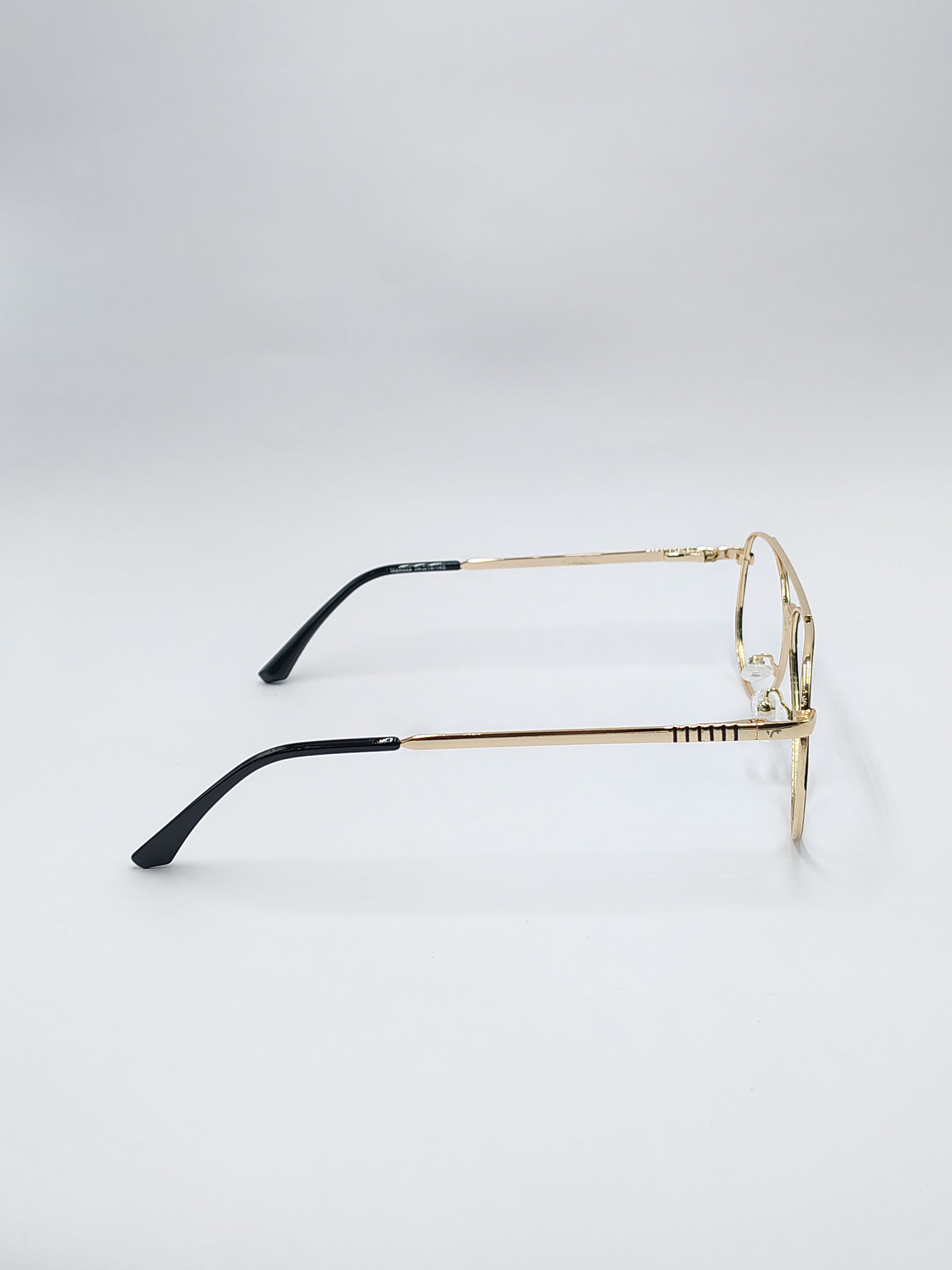 Eyeket Vision Plus Black And Gold Metal Frame