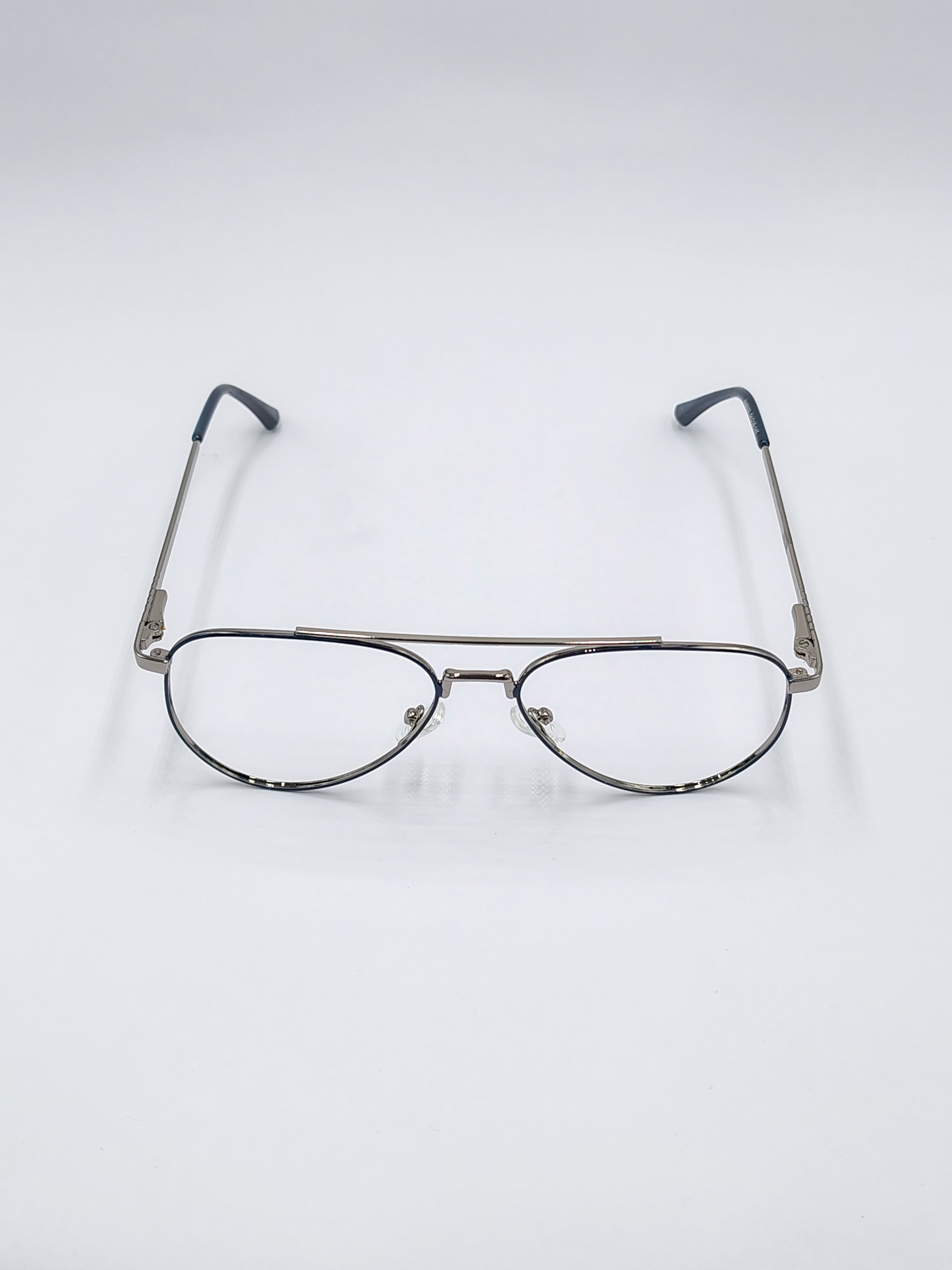 Eyeket Vision Plus Blue And Silver Metal Frame