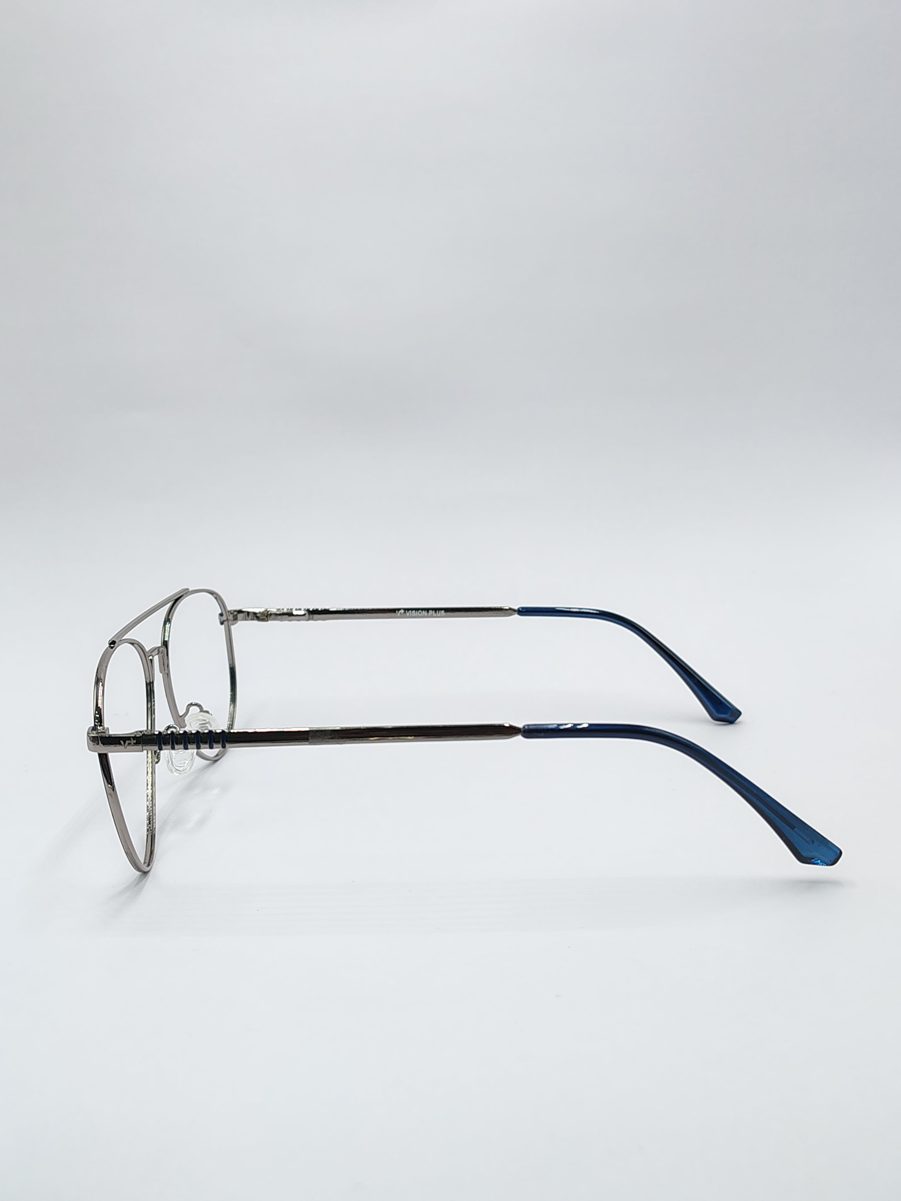 Eyeket Vision Plus Blue And Silver Metal Frame