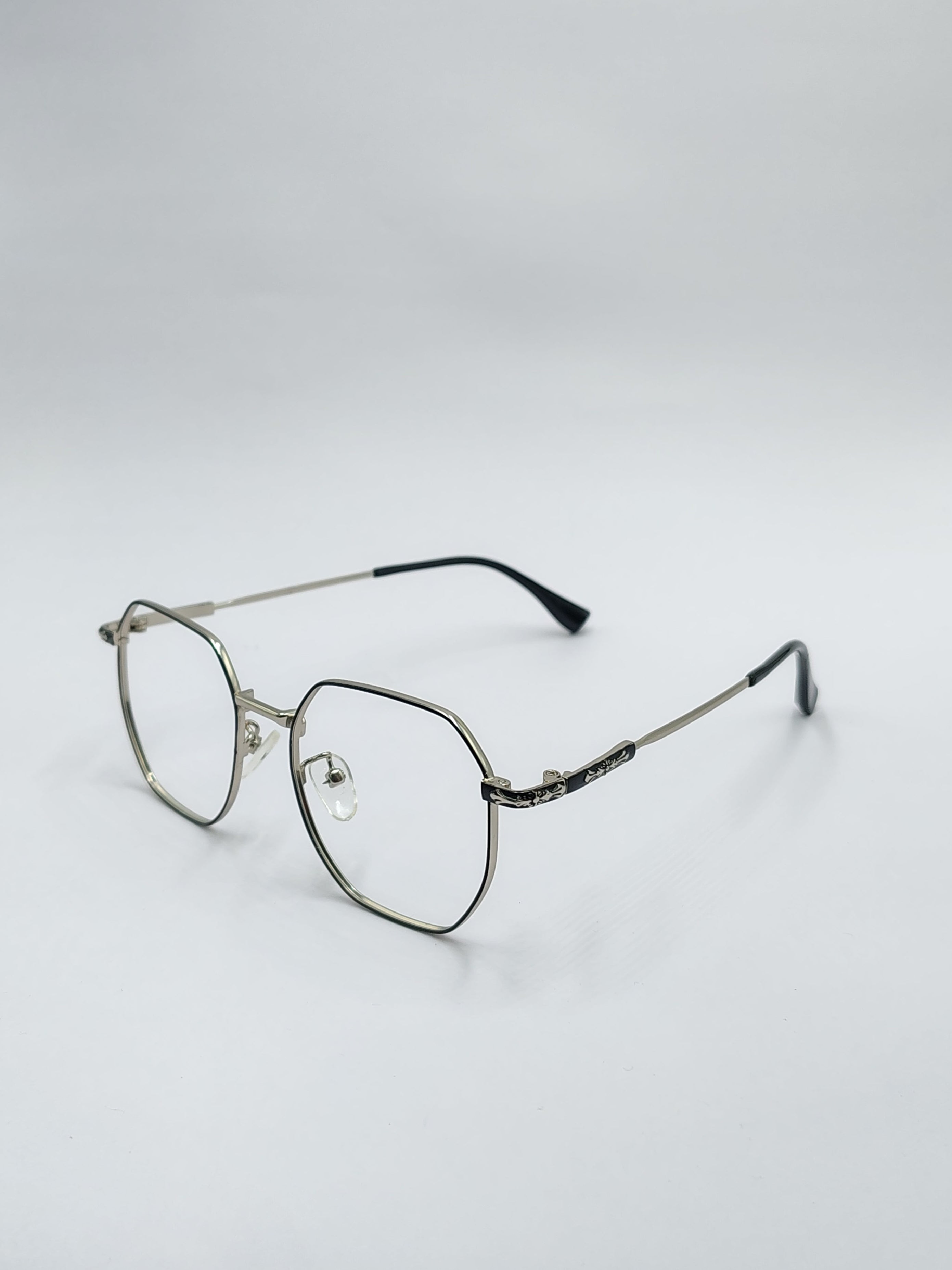 Eyeket Joy Style Black And Silver Metal Frame