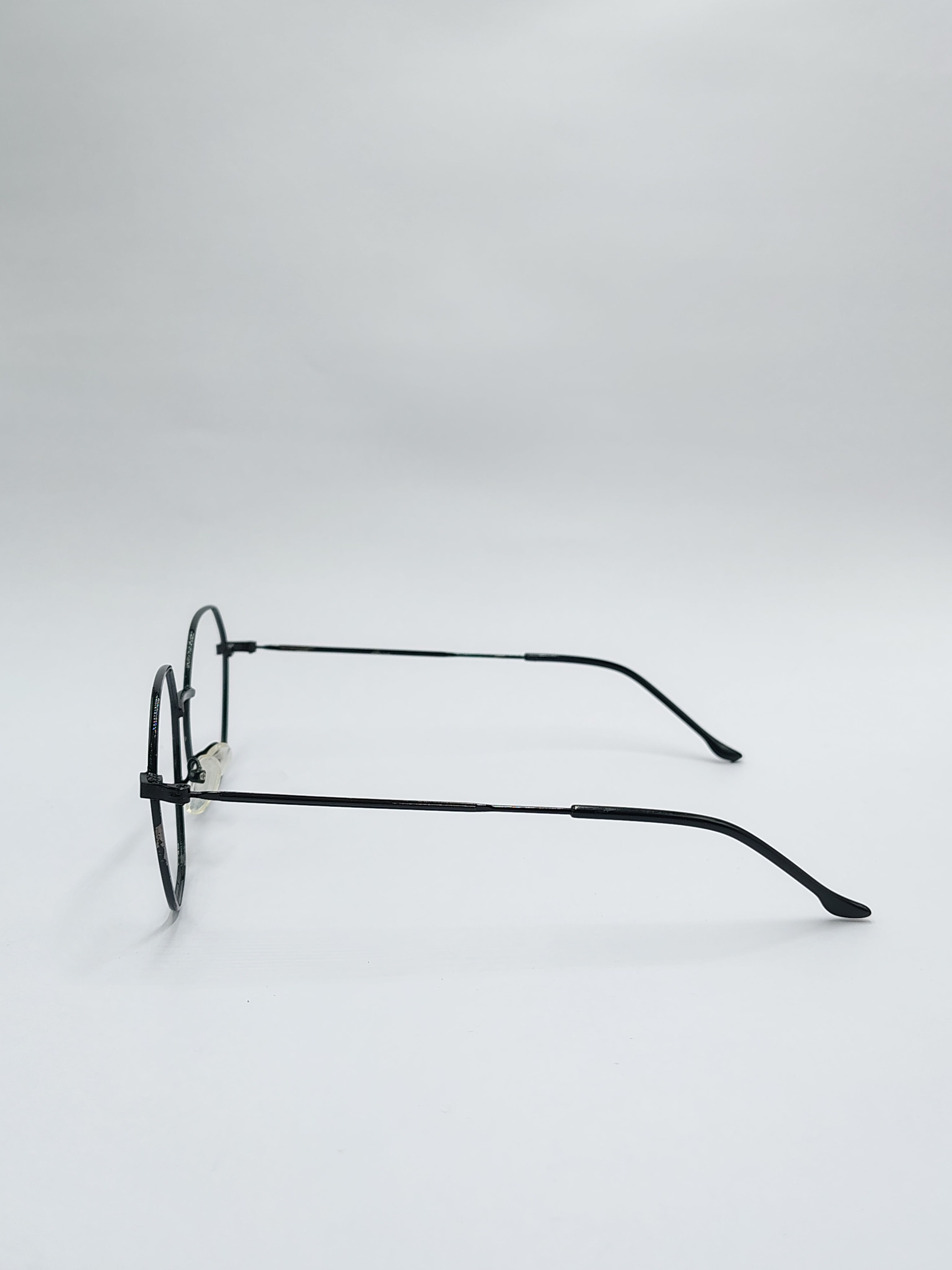 Eyeket Vast Metallic Black Metal Frame