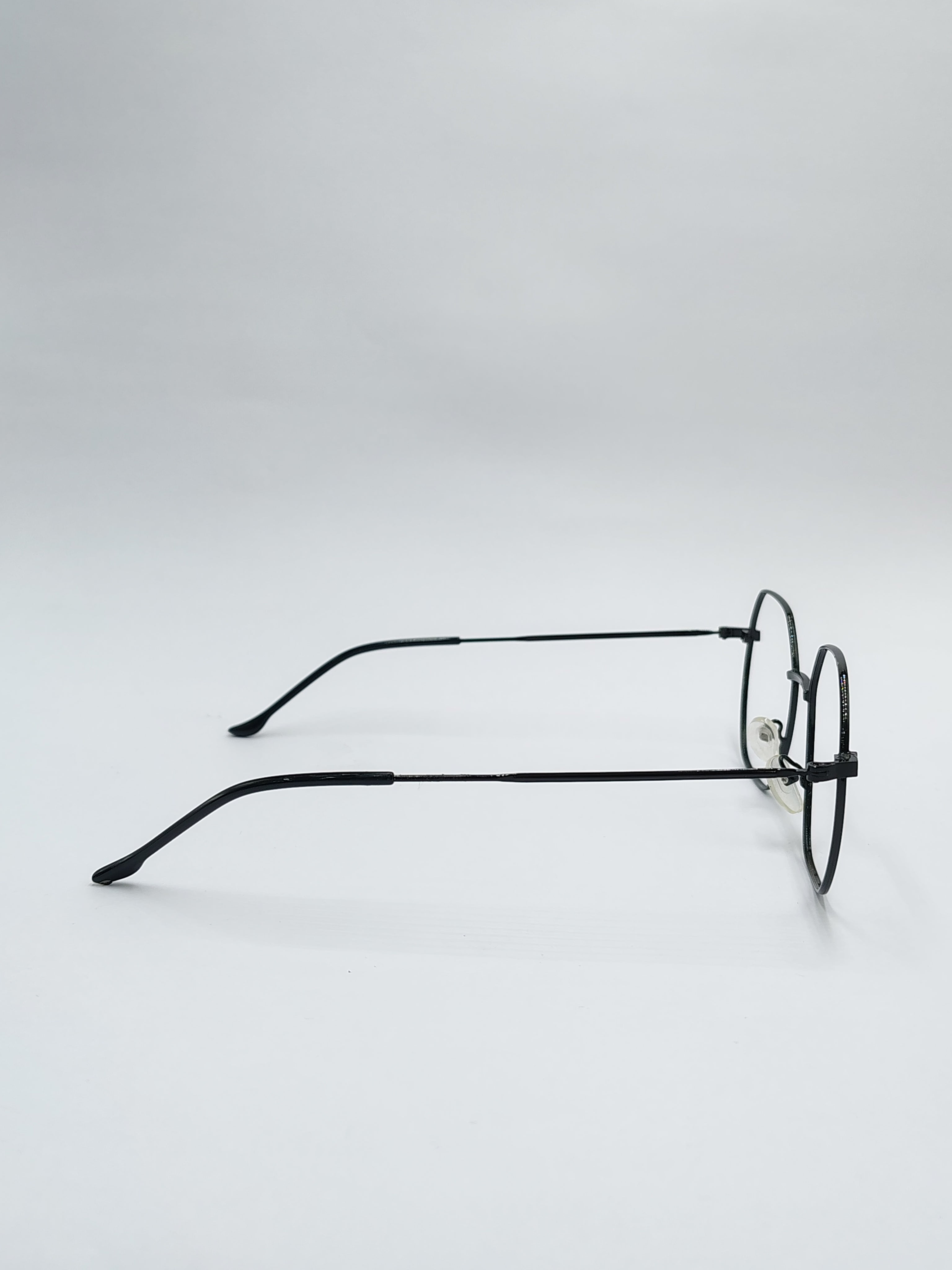 Eyeket Vast Metallic Black Metal Frame