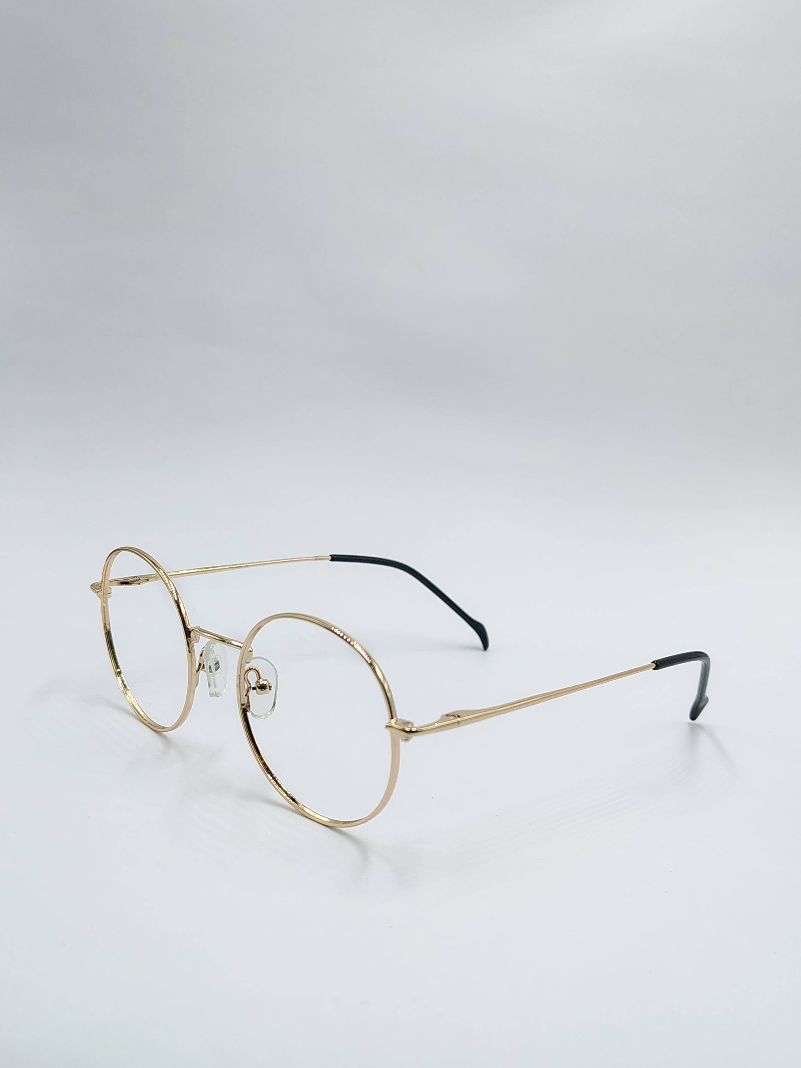 Eyeket Wavy Gold Metal Frame