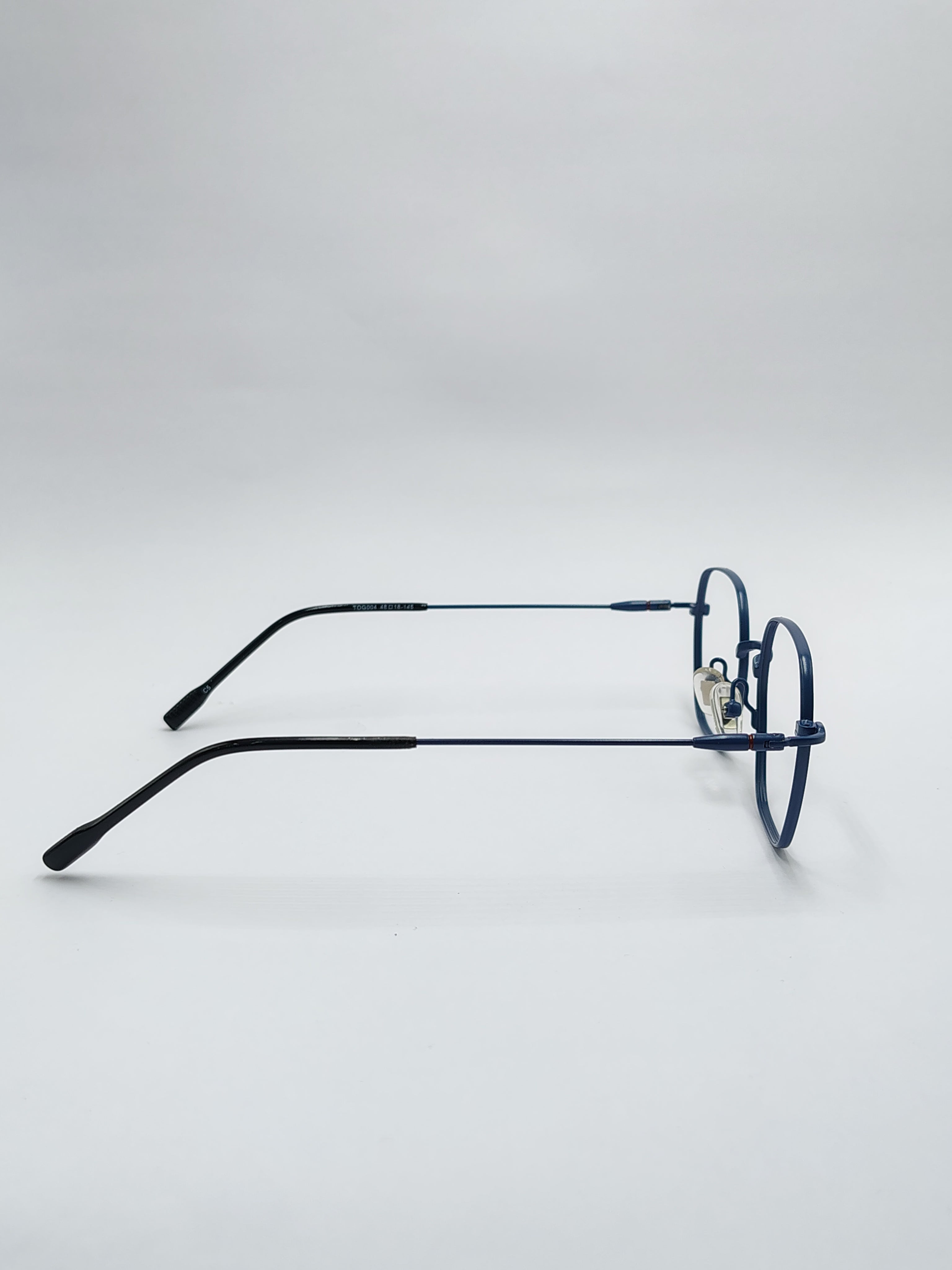 Eyeket Tom H Metallic Blue Metal Frame