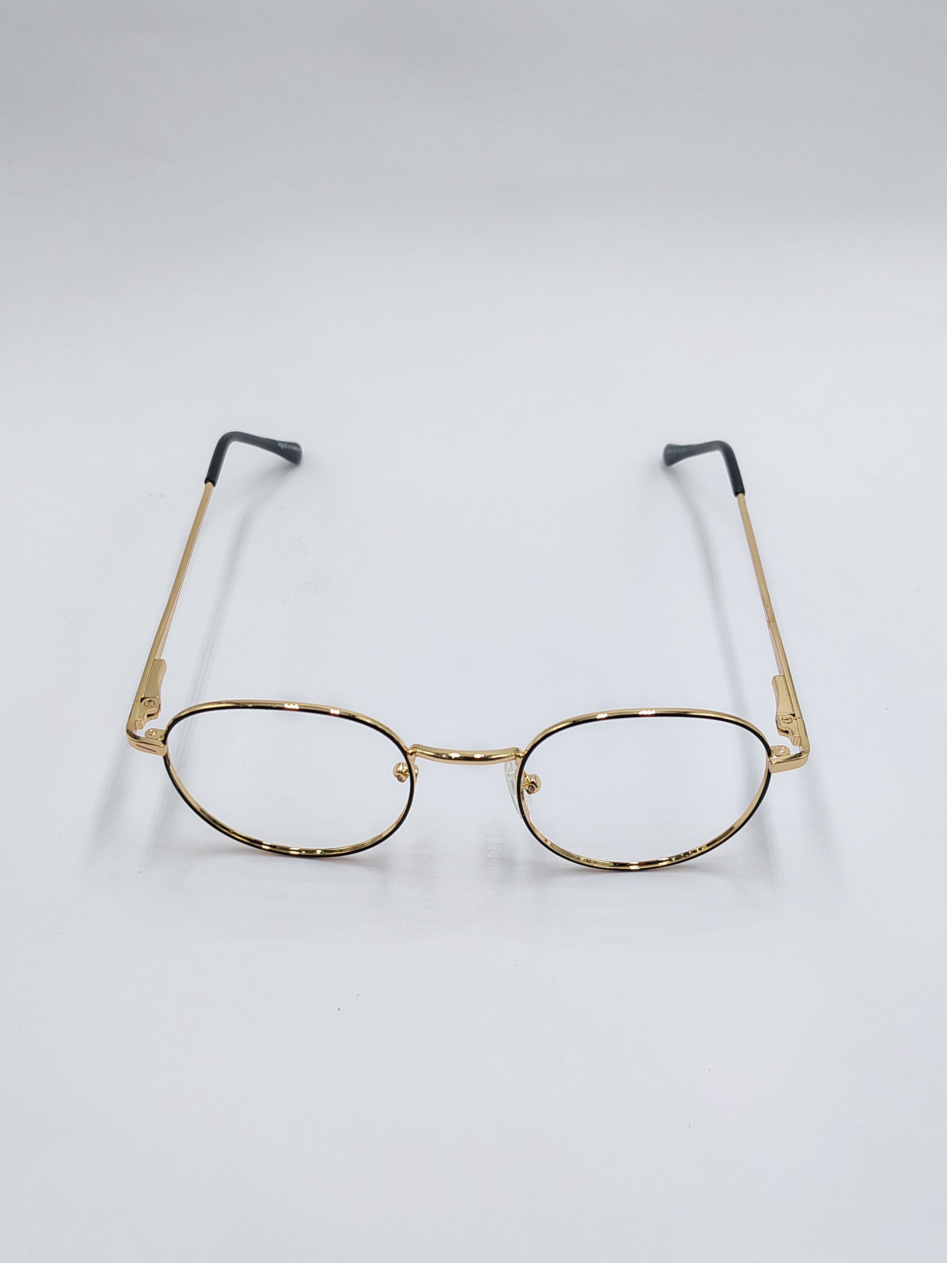 Eyeket Vision Plus Black And Metallic Golden Frame