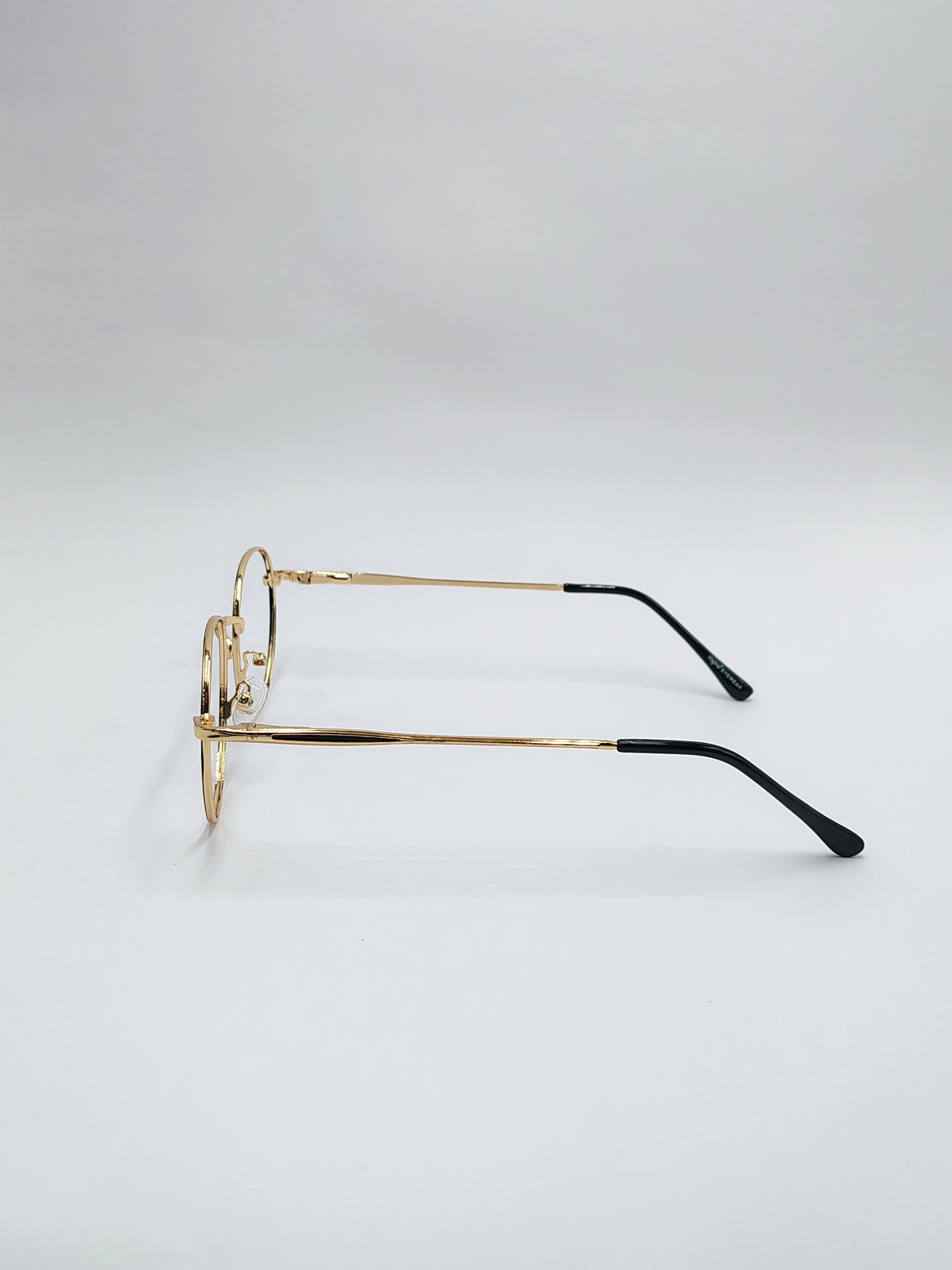 Eyeket Vision Plus Black And Metallic Golden Frame