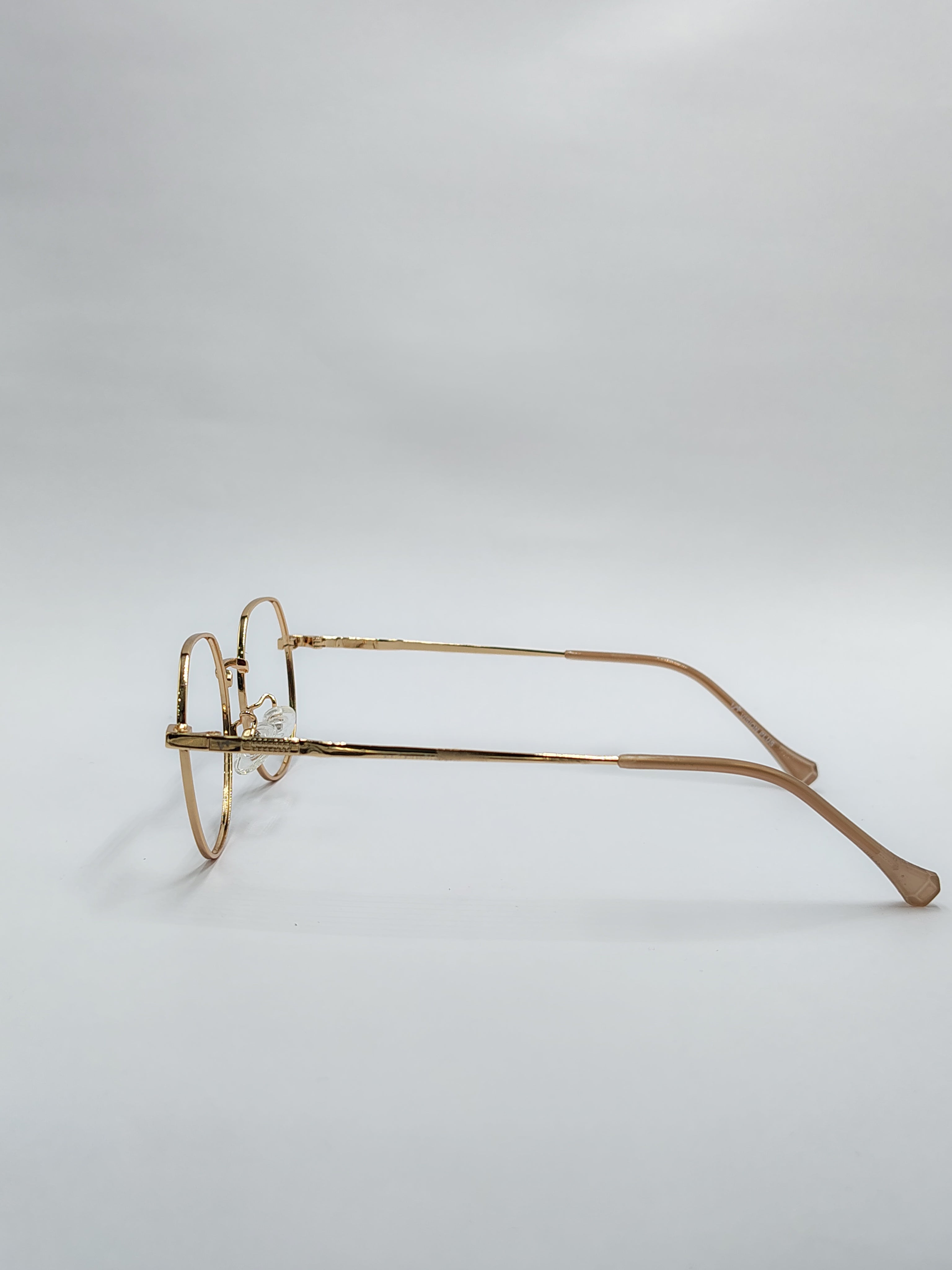 Eyeket Vision Plus Shiny Gold Metal Frame