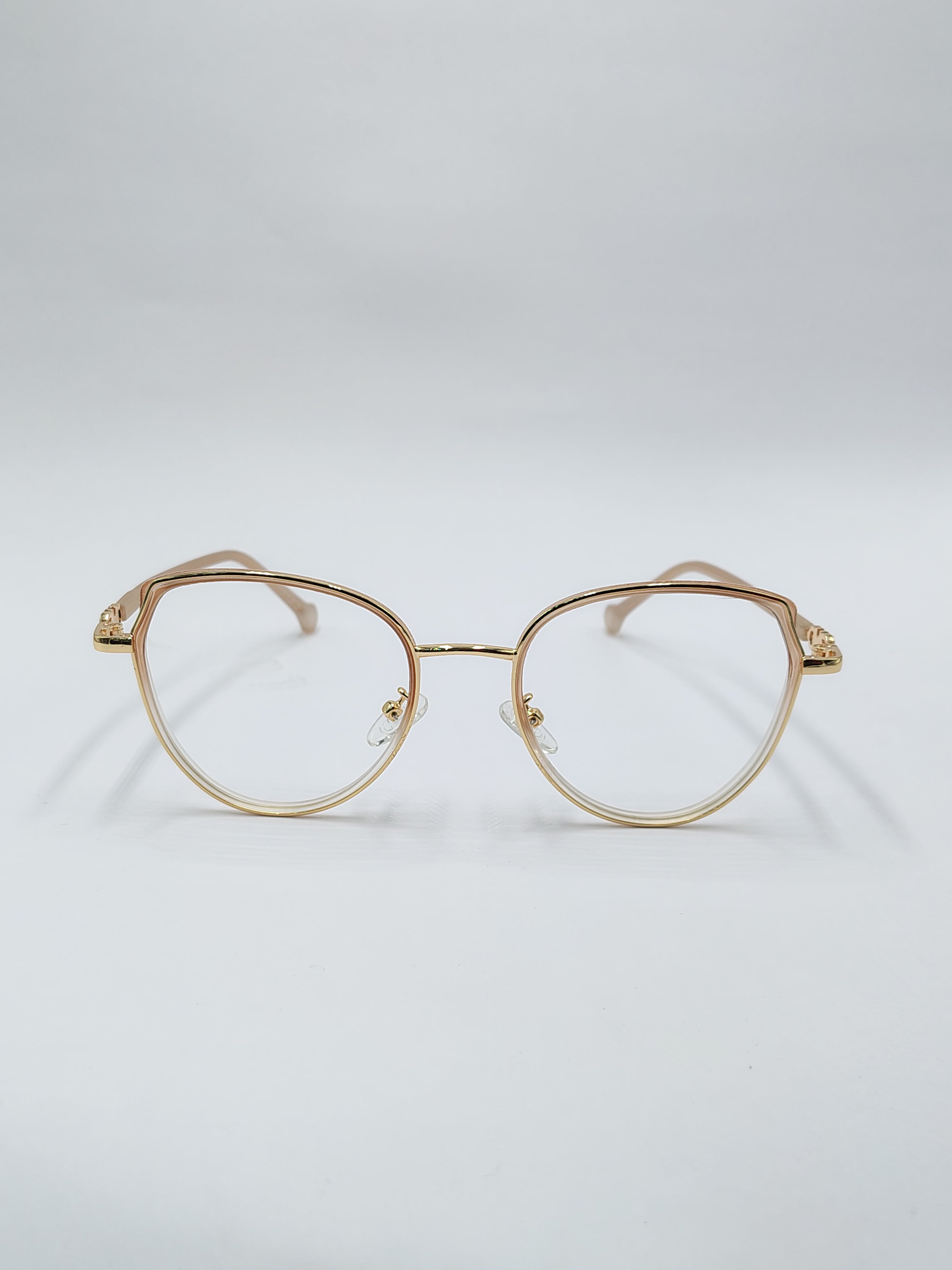 Eyeket Vision Plus Shiny Gold Metal Frame
