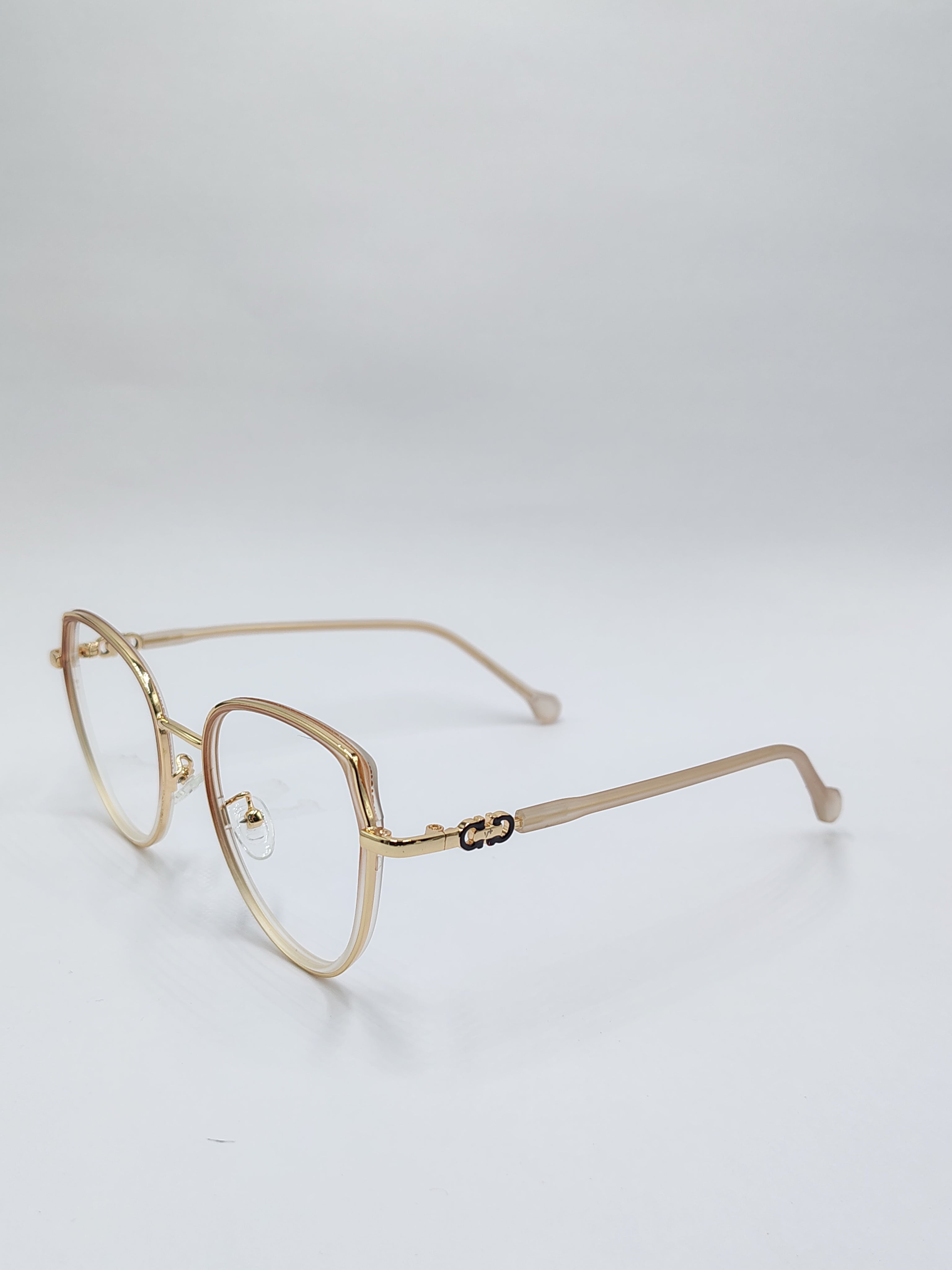 Eyeket Vision Plus Shiny Gold Metal Frame