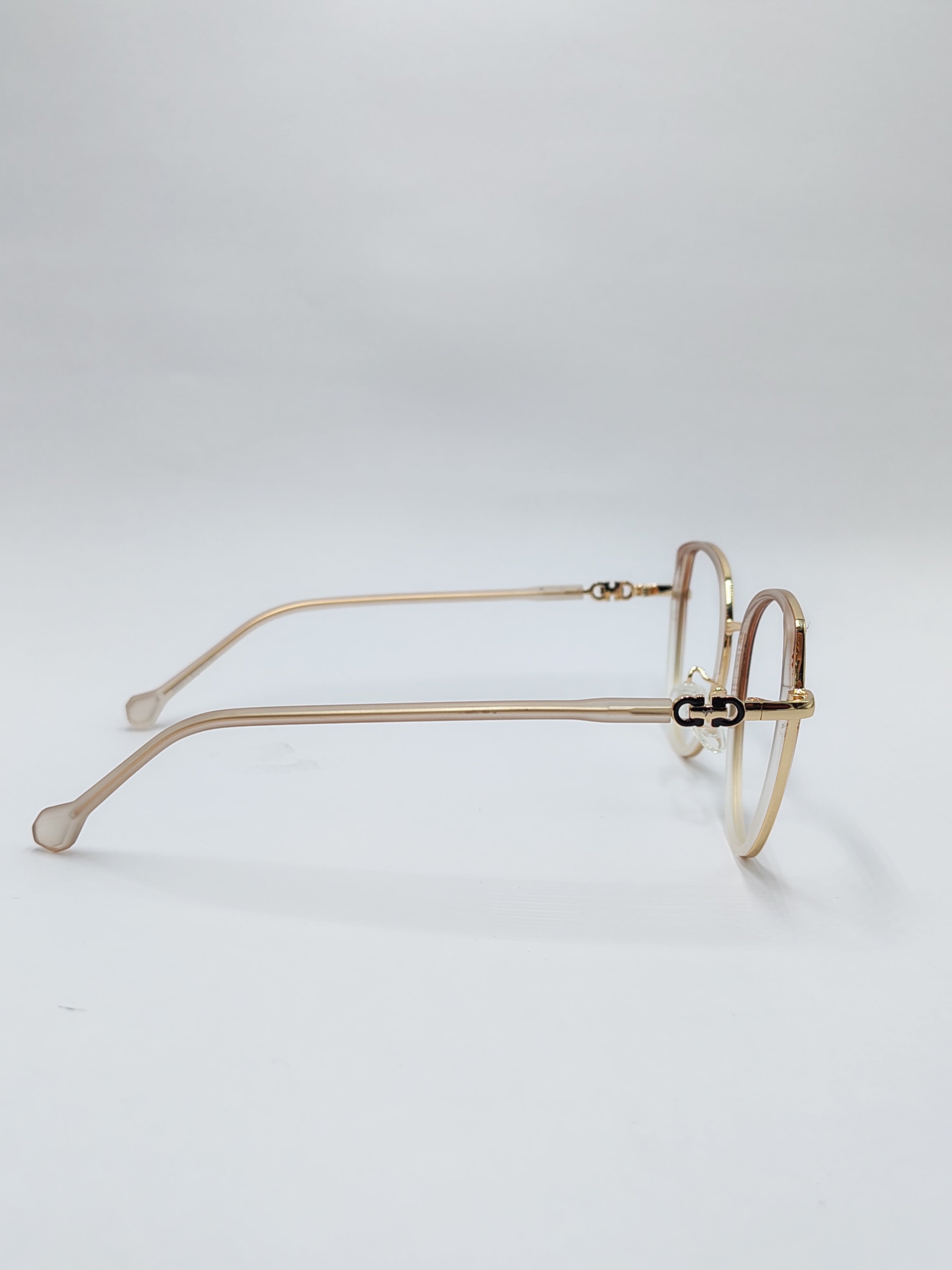 Eyeket Vision Plus Shiny Gold Metal Frame