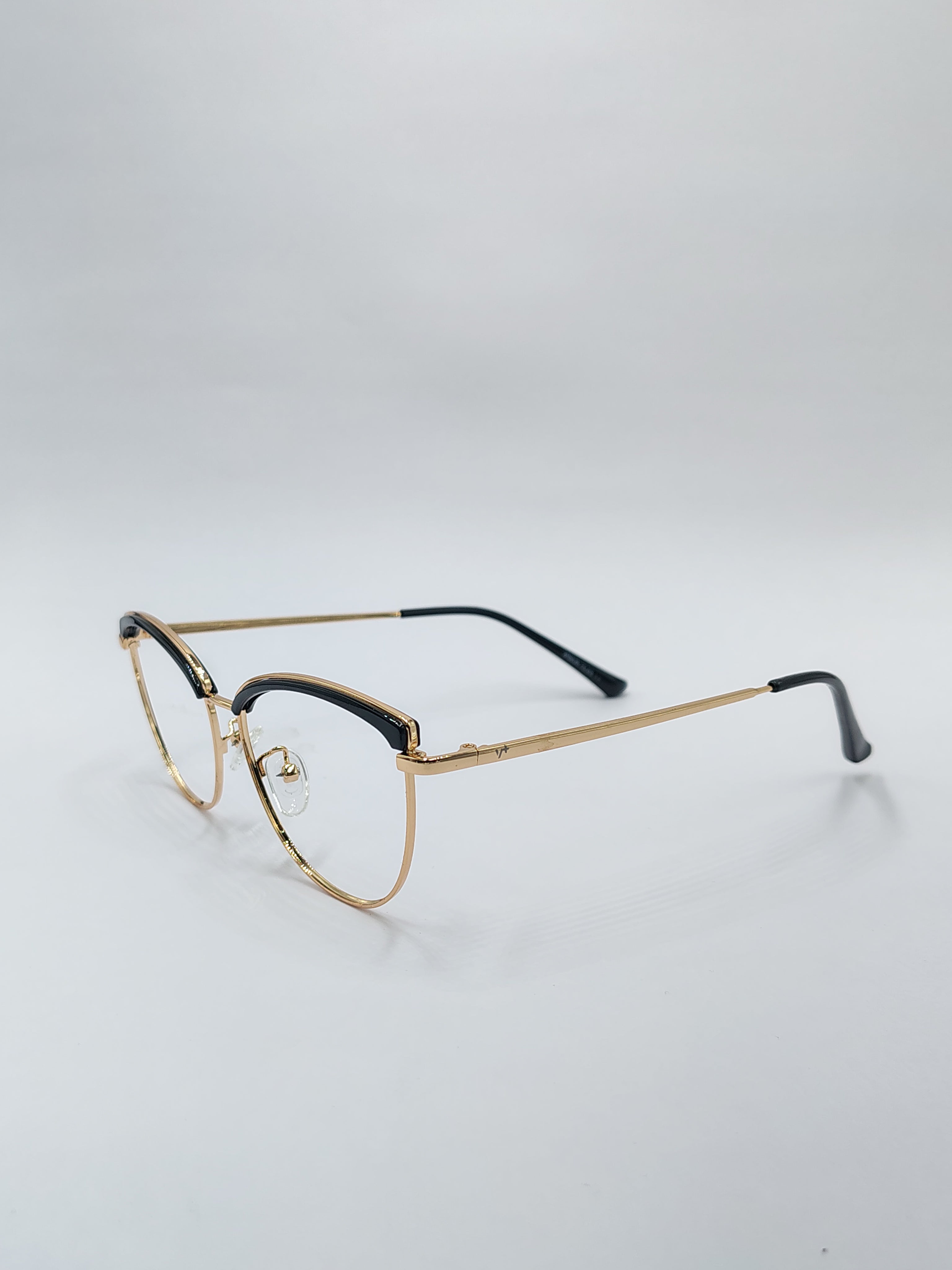 Eyeket Vision Plus Luxury Gold And Black Metal Frame