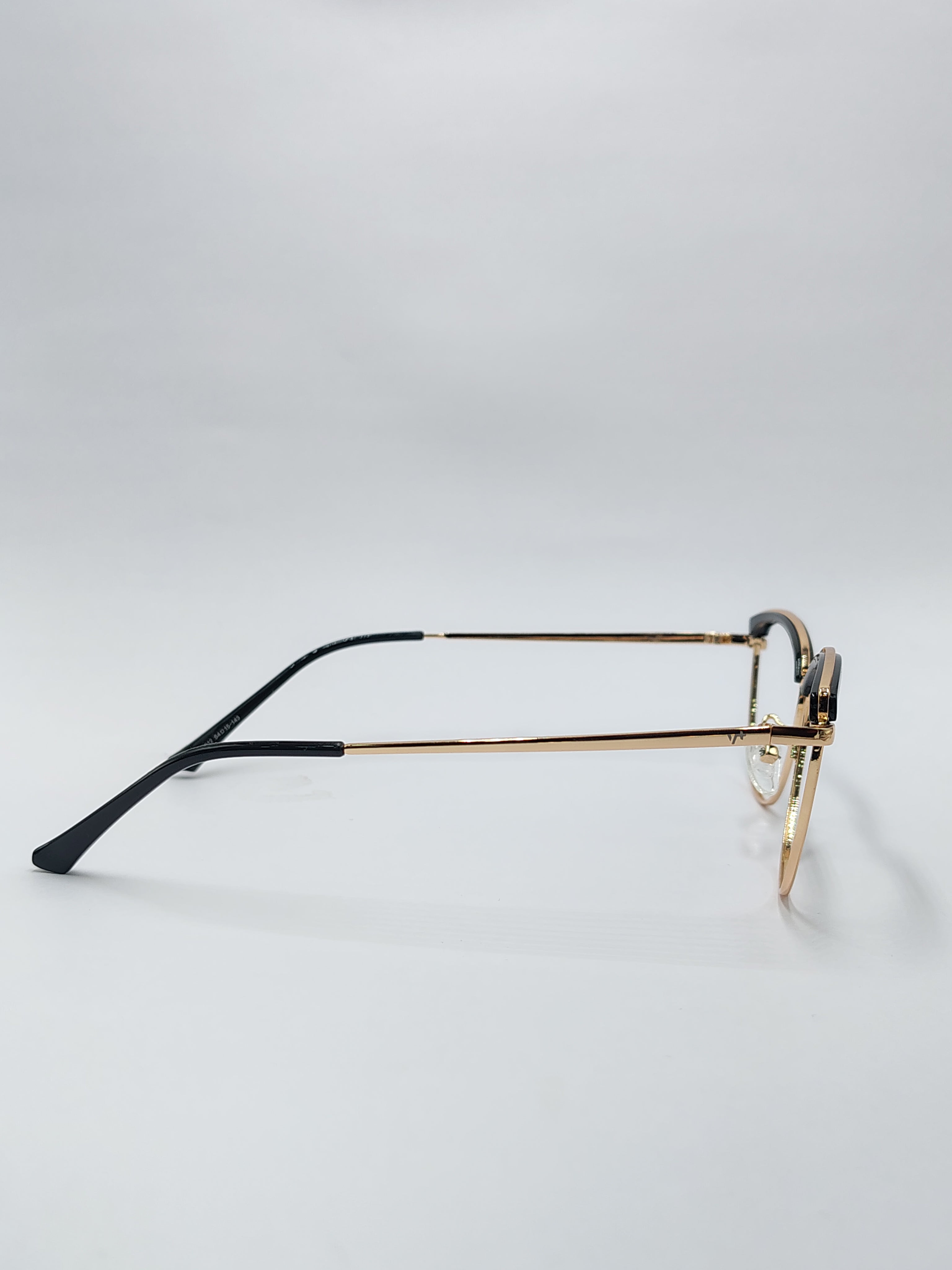 Eyeket Vision Plus Luxury Gold And Black Metal Frame