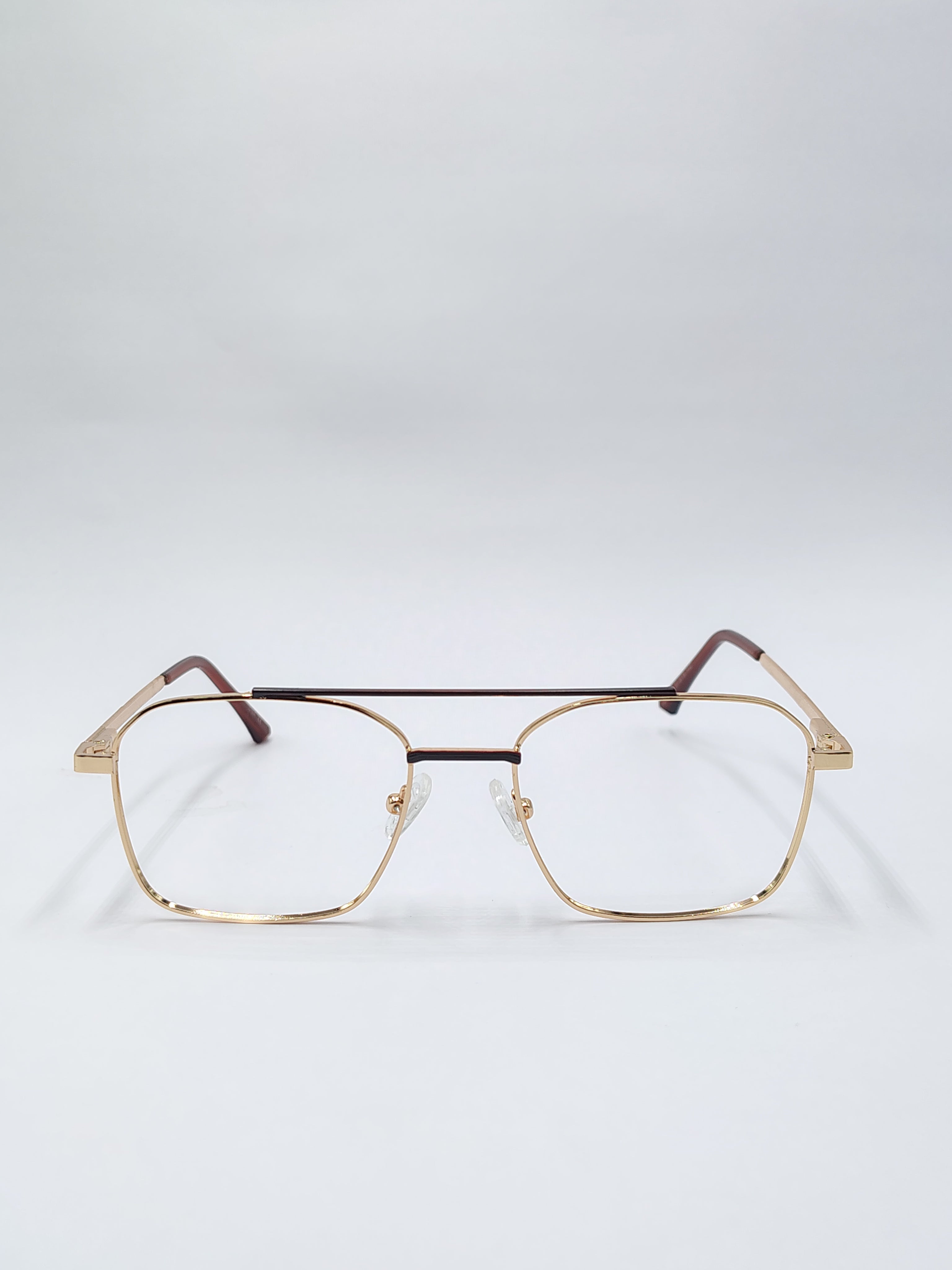 Eyeket DNA brown and gold metal frame