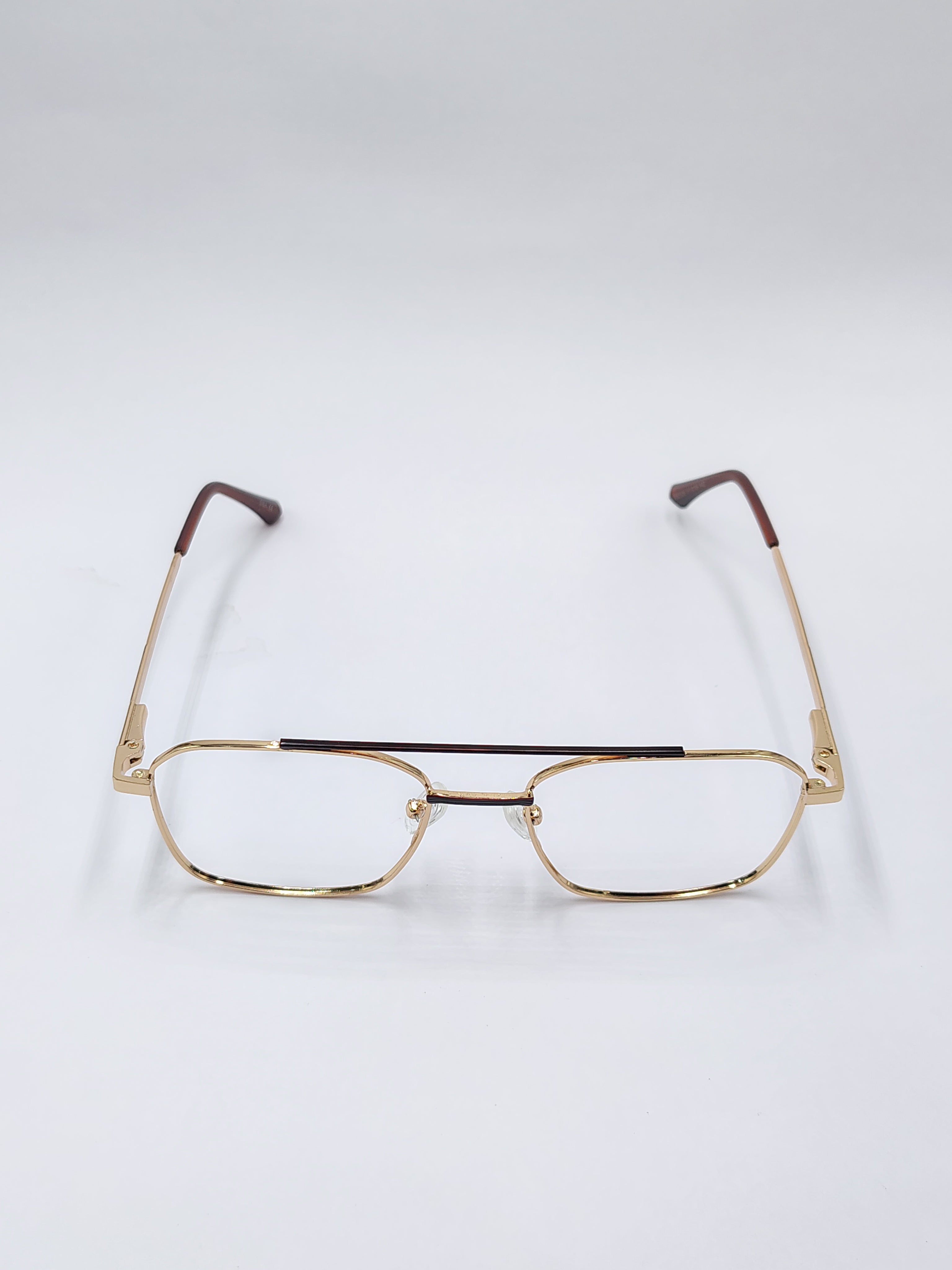 Eyeket DNA brown and gold metal frame