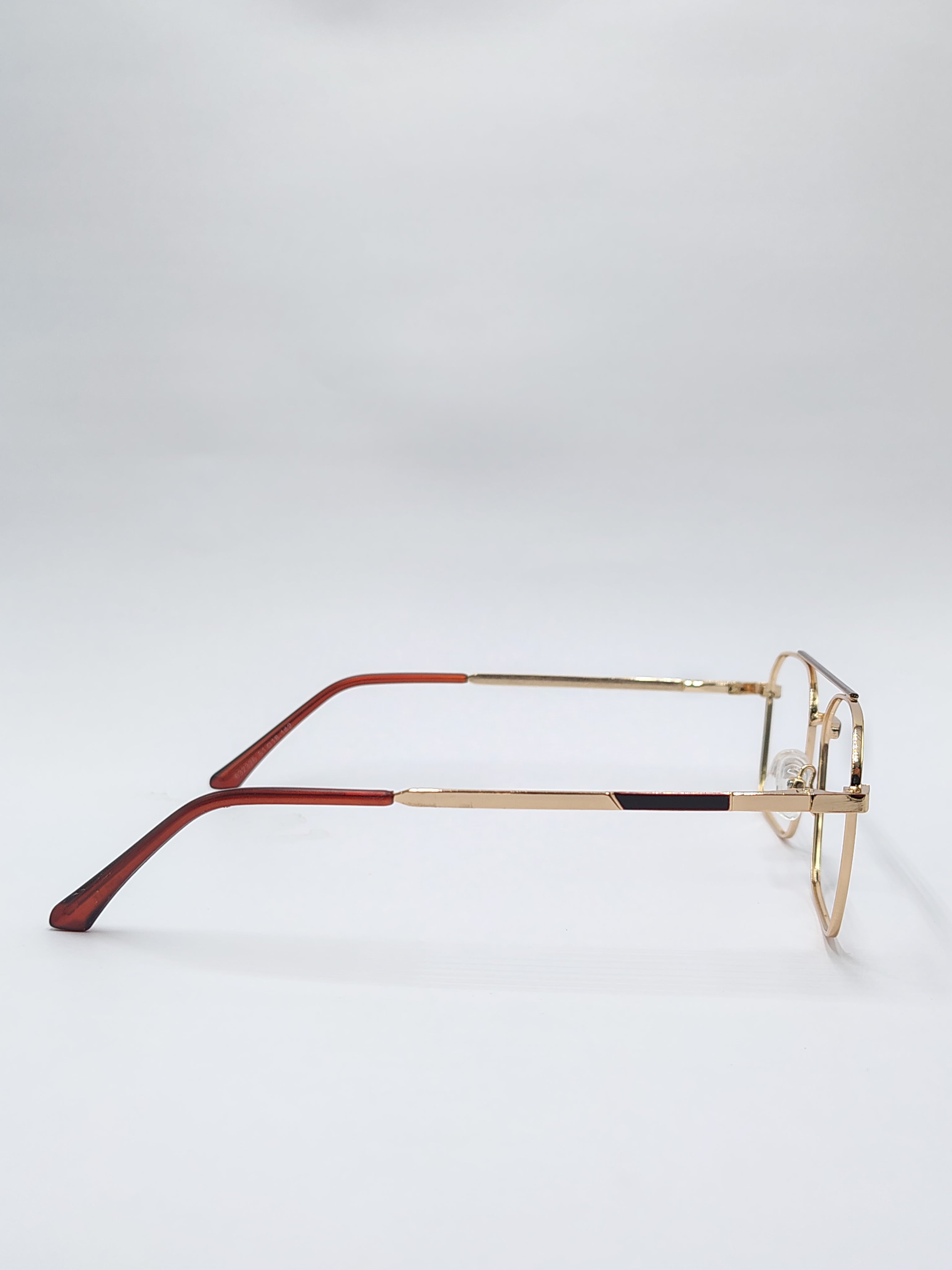 Eyeket DNA brown and gold metal frame