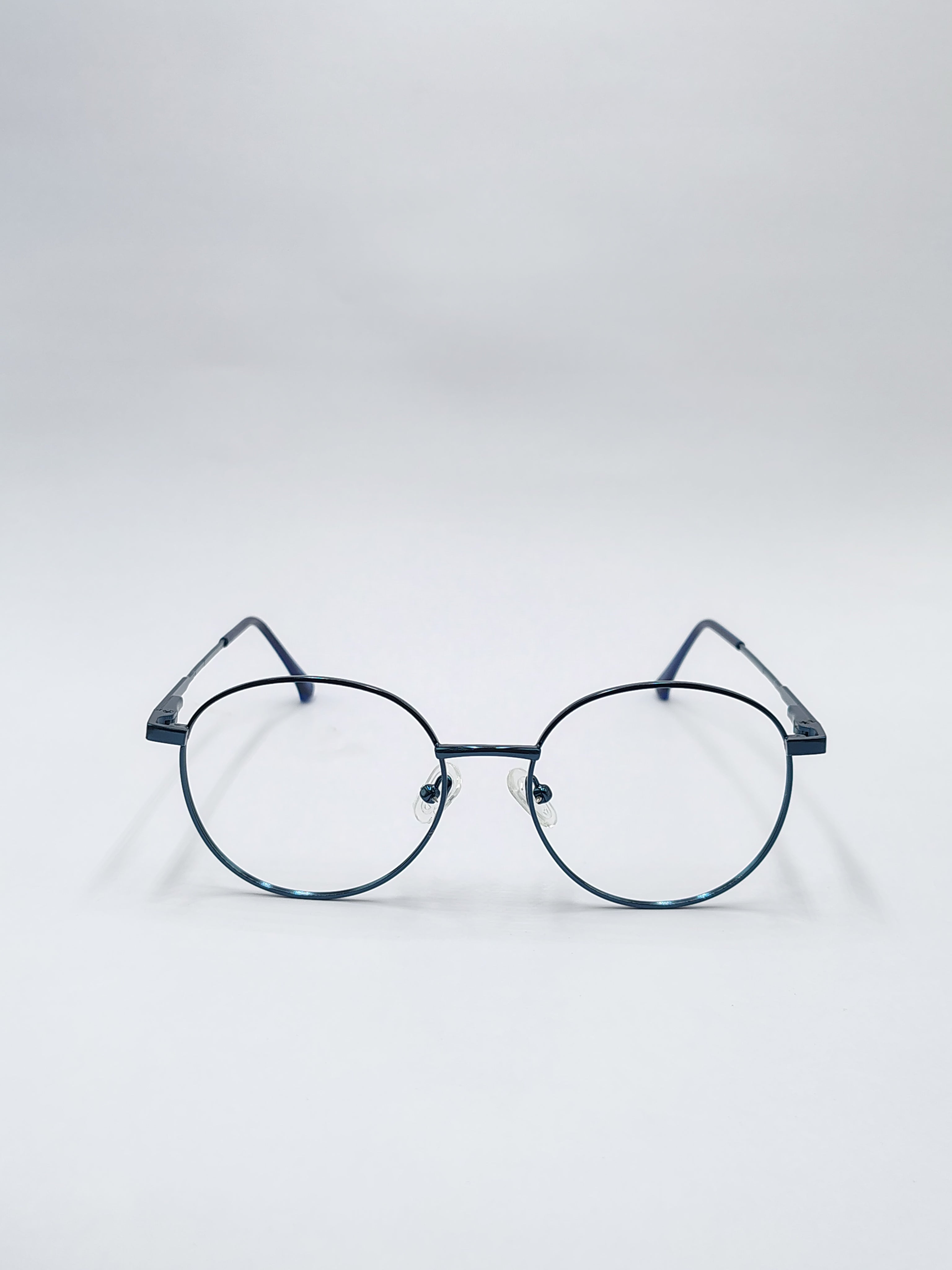 eyeket dna metallic blue metal frame
