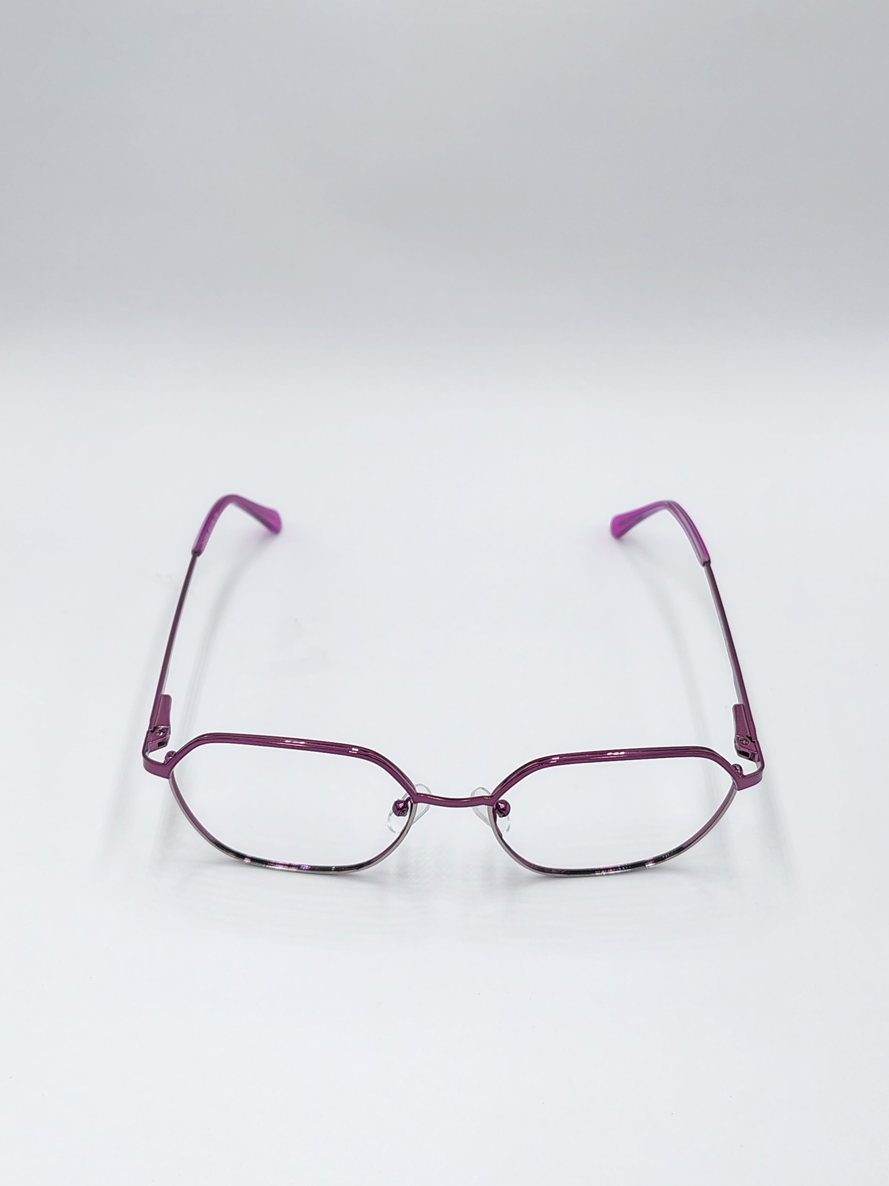 eyeket gloss purple metal frame