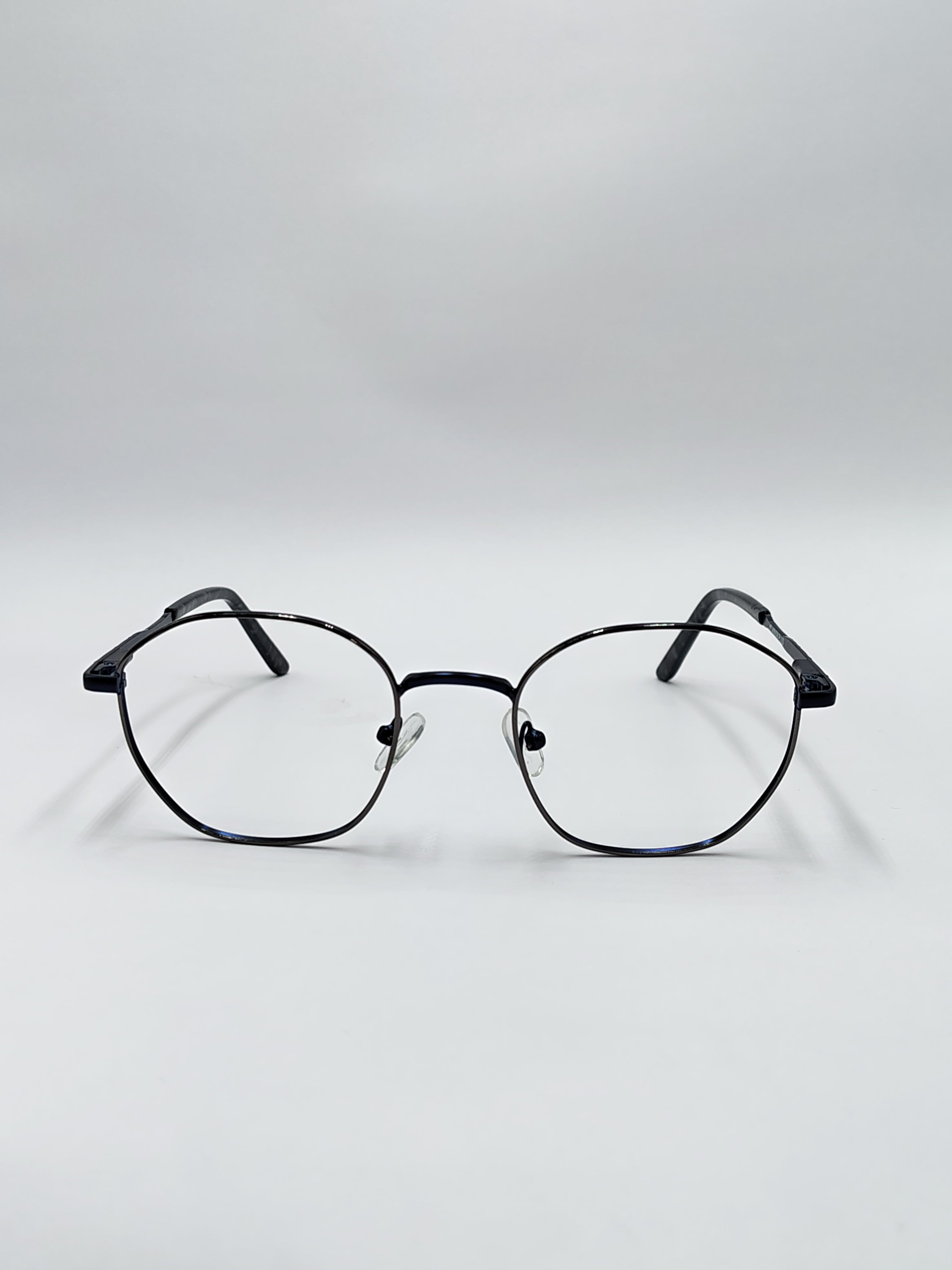 eyeket vision plus dark blue metal frame