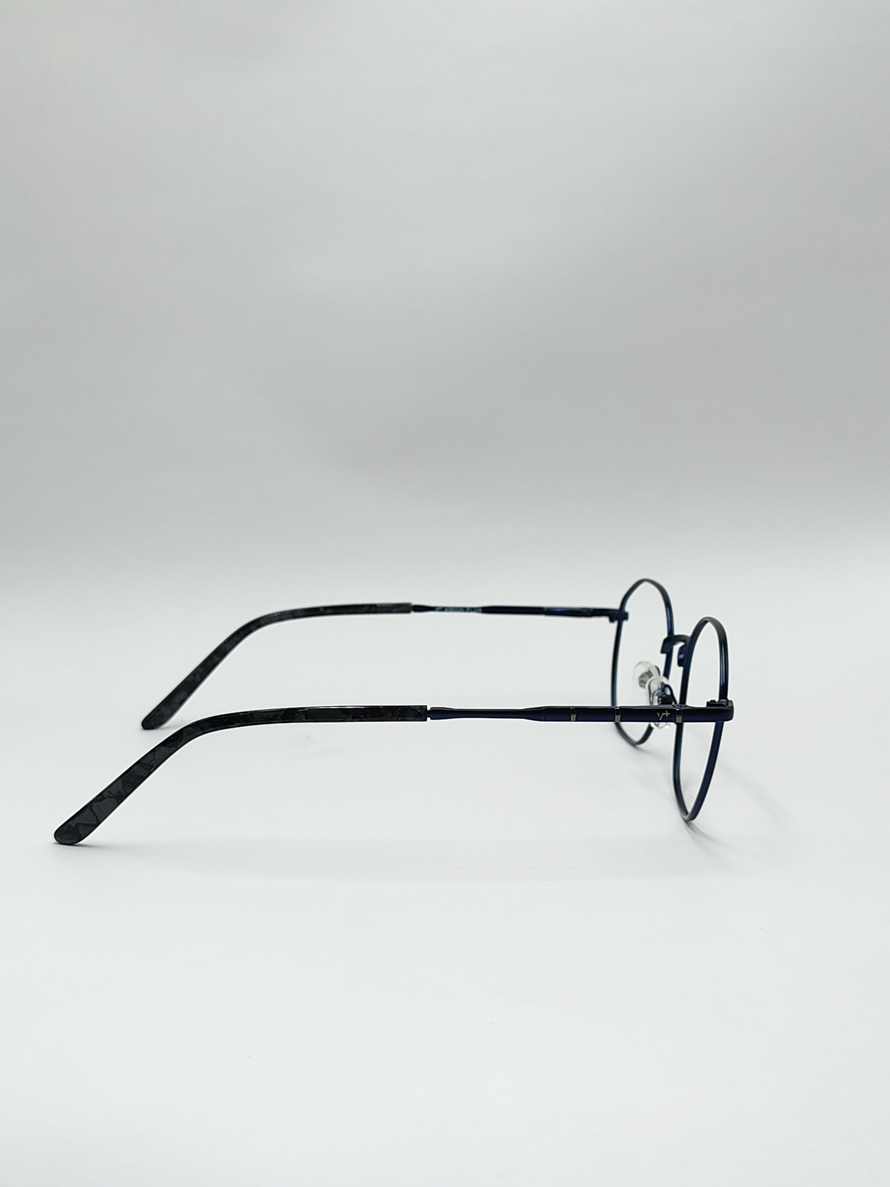 eyeket vision plus dark blue metal frame