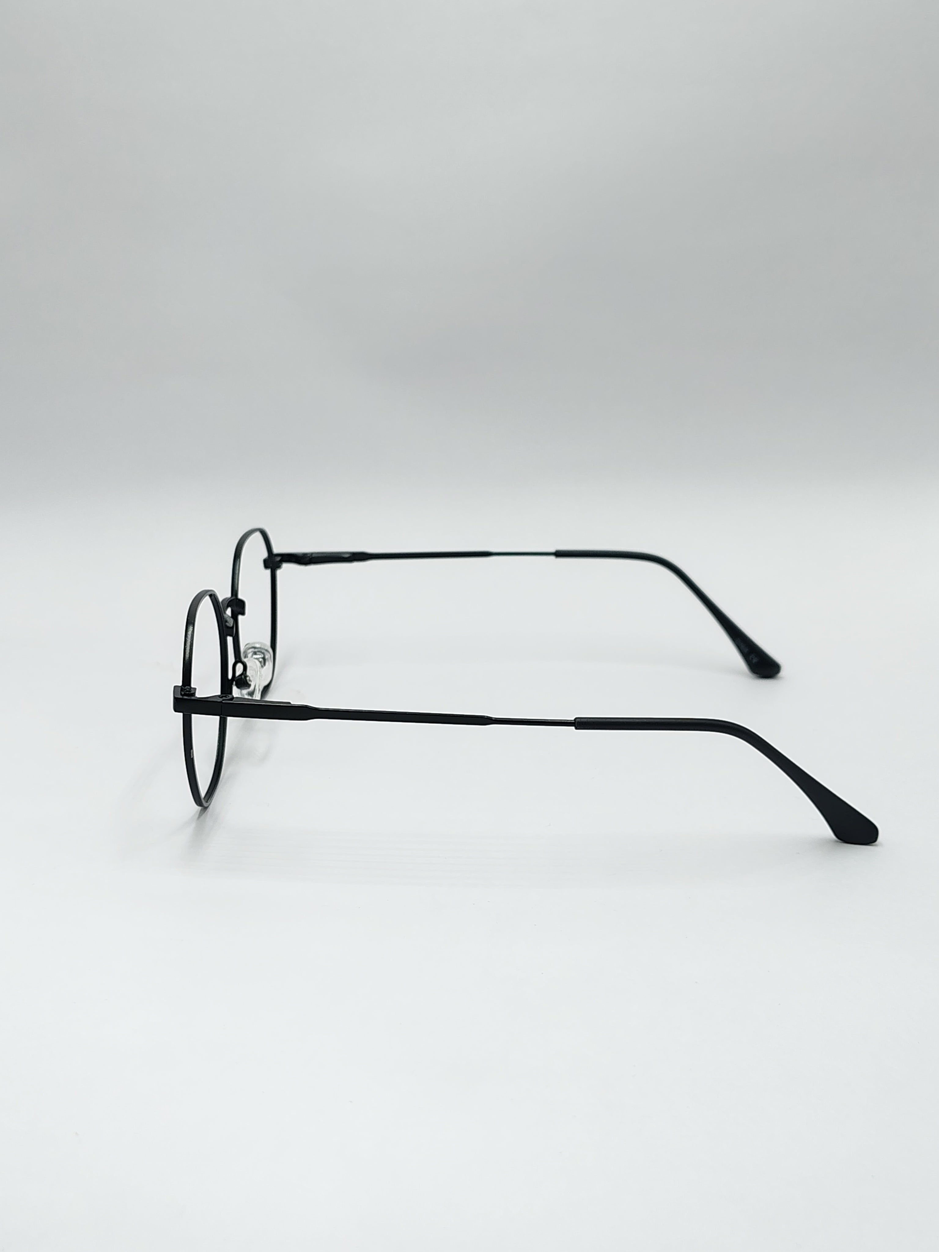 eyeket dna matte black metal frame