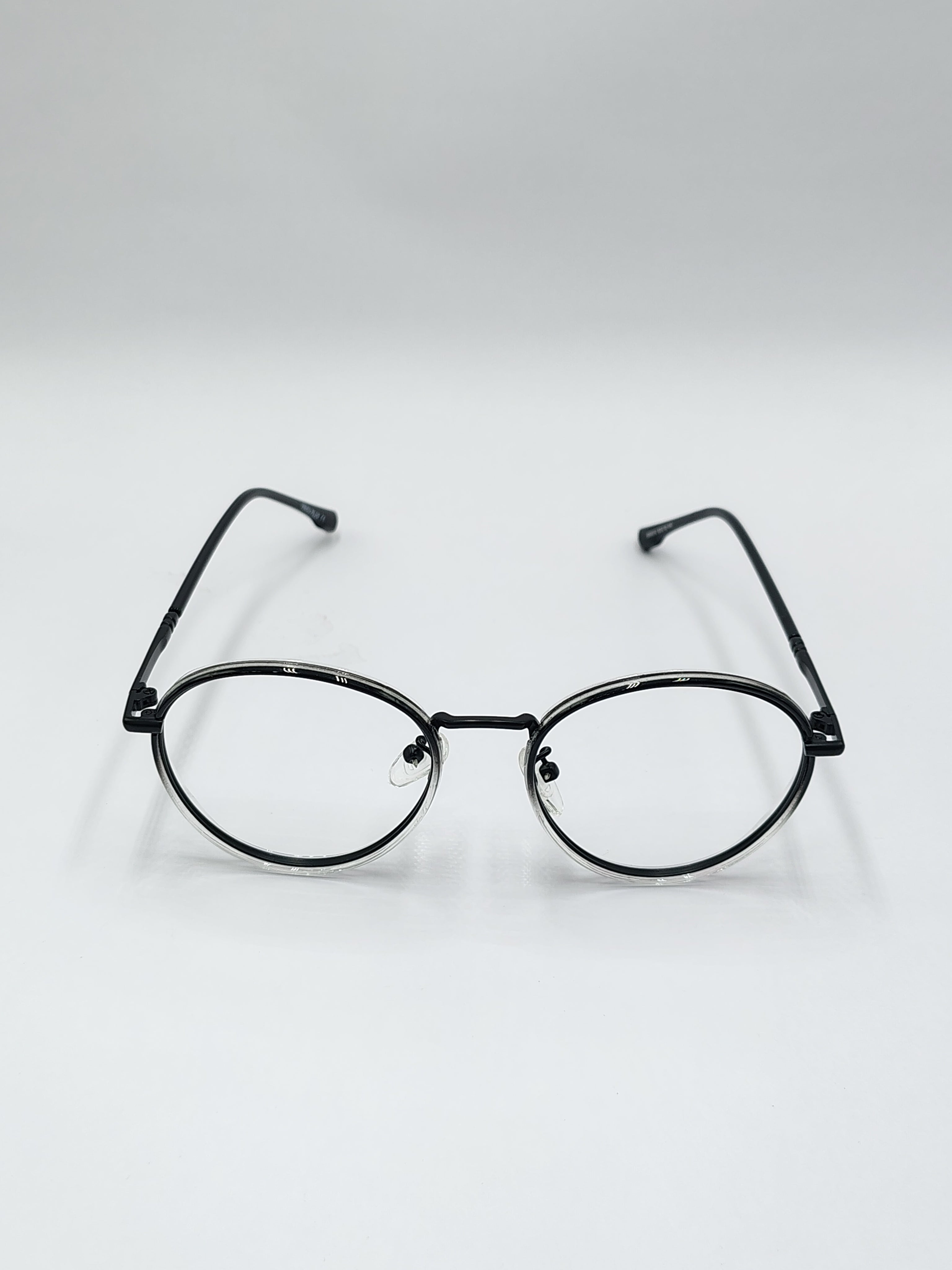 eyeket dual crystal black and white metal frame