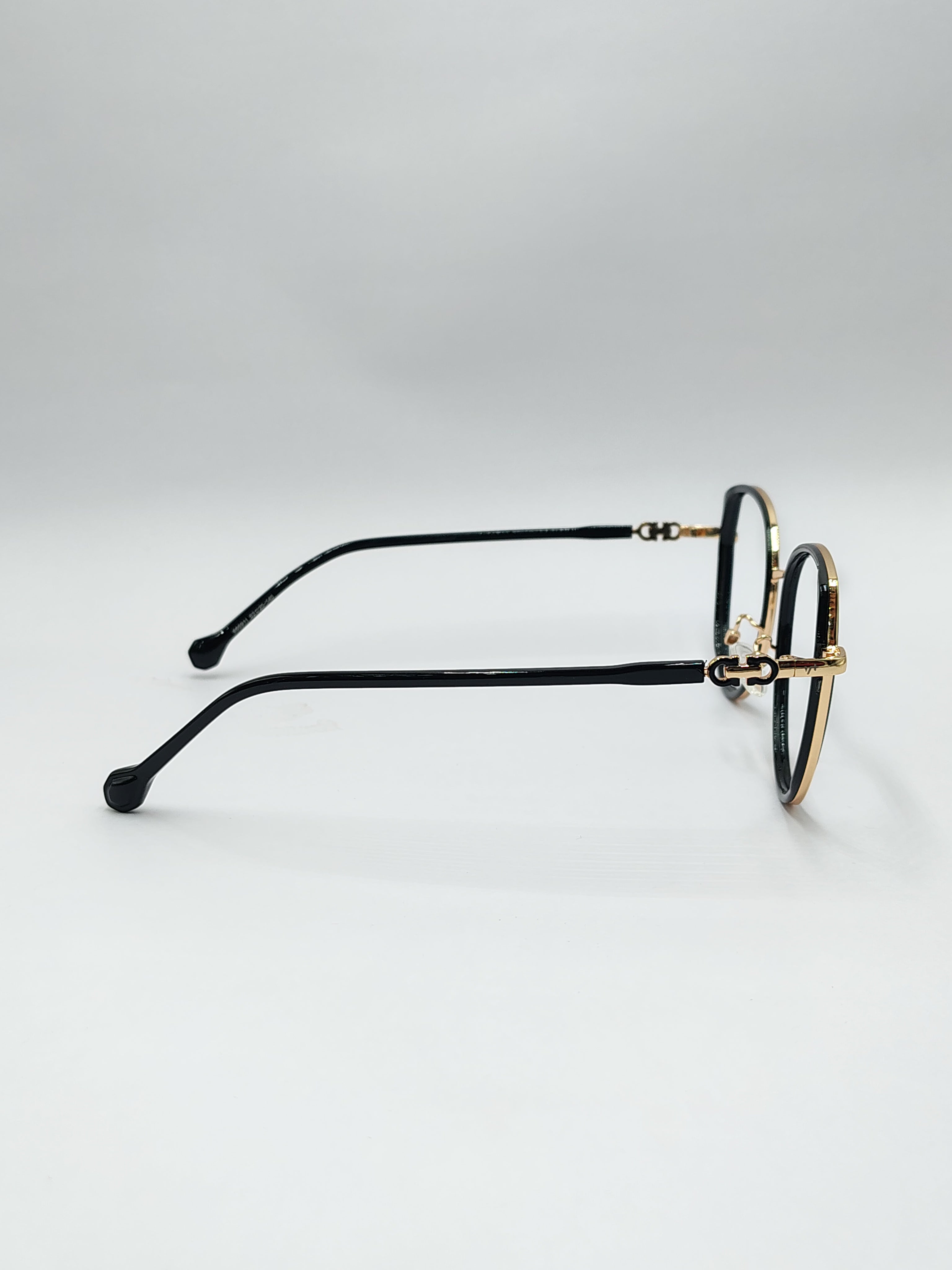 eyeket vision plus gold and black metal frame