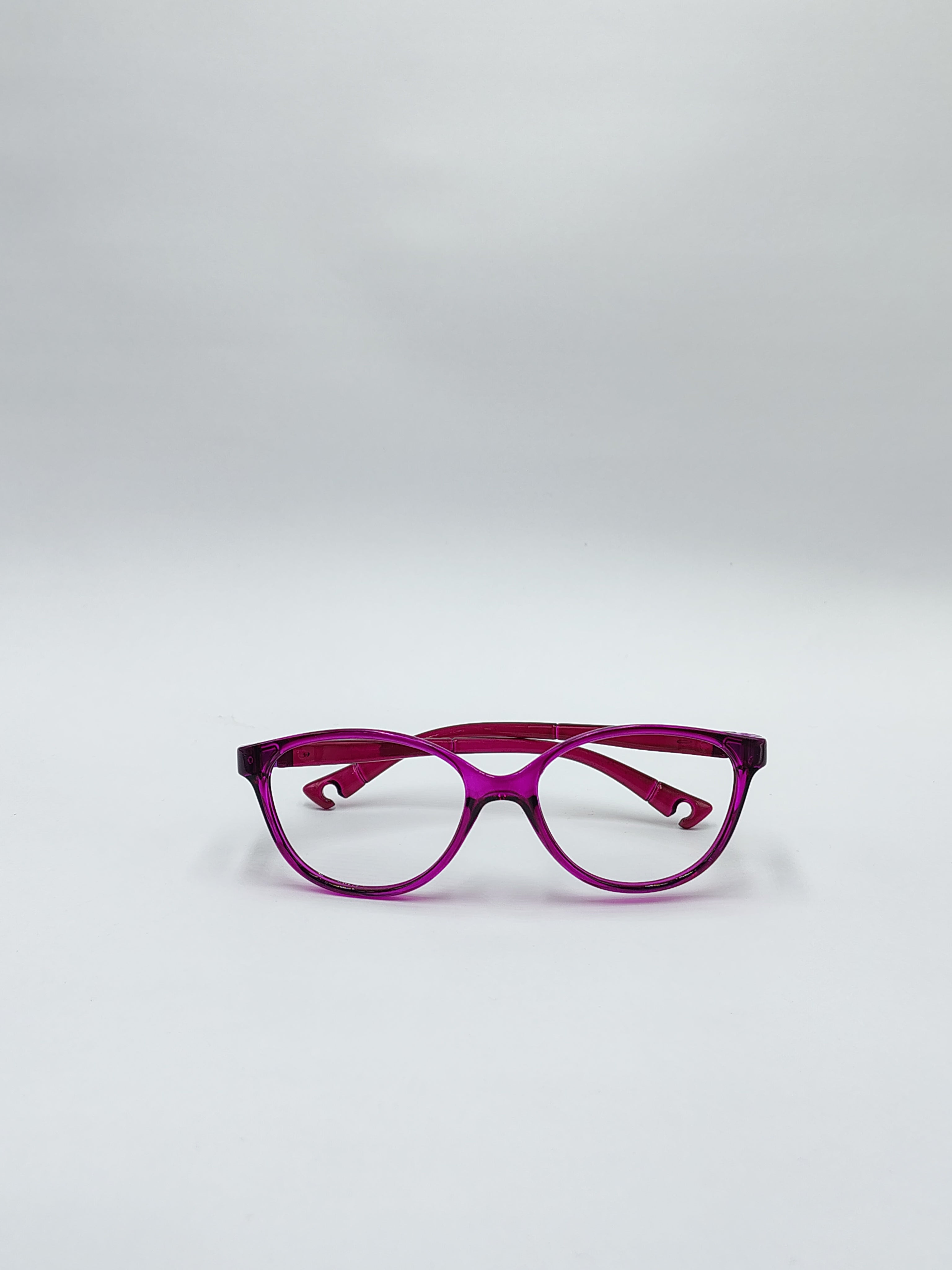 eyeket crystal dark pink fiber spring frame