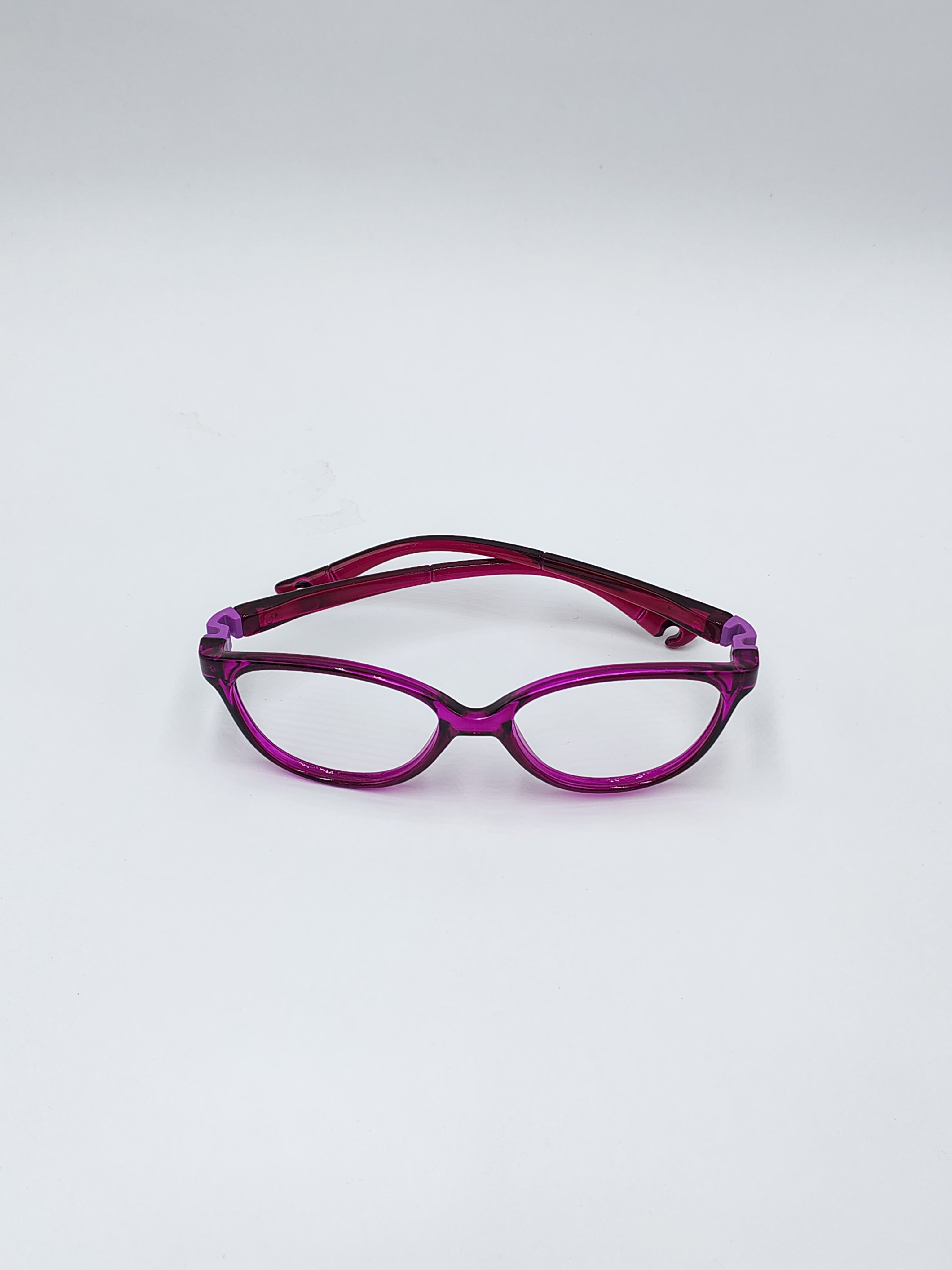 eyeket crystal dark pink fiber spring frame