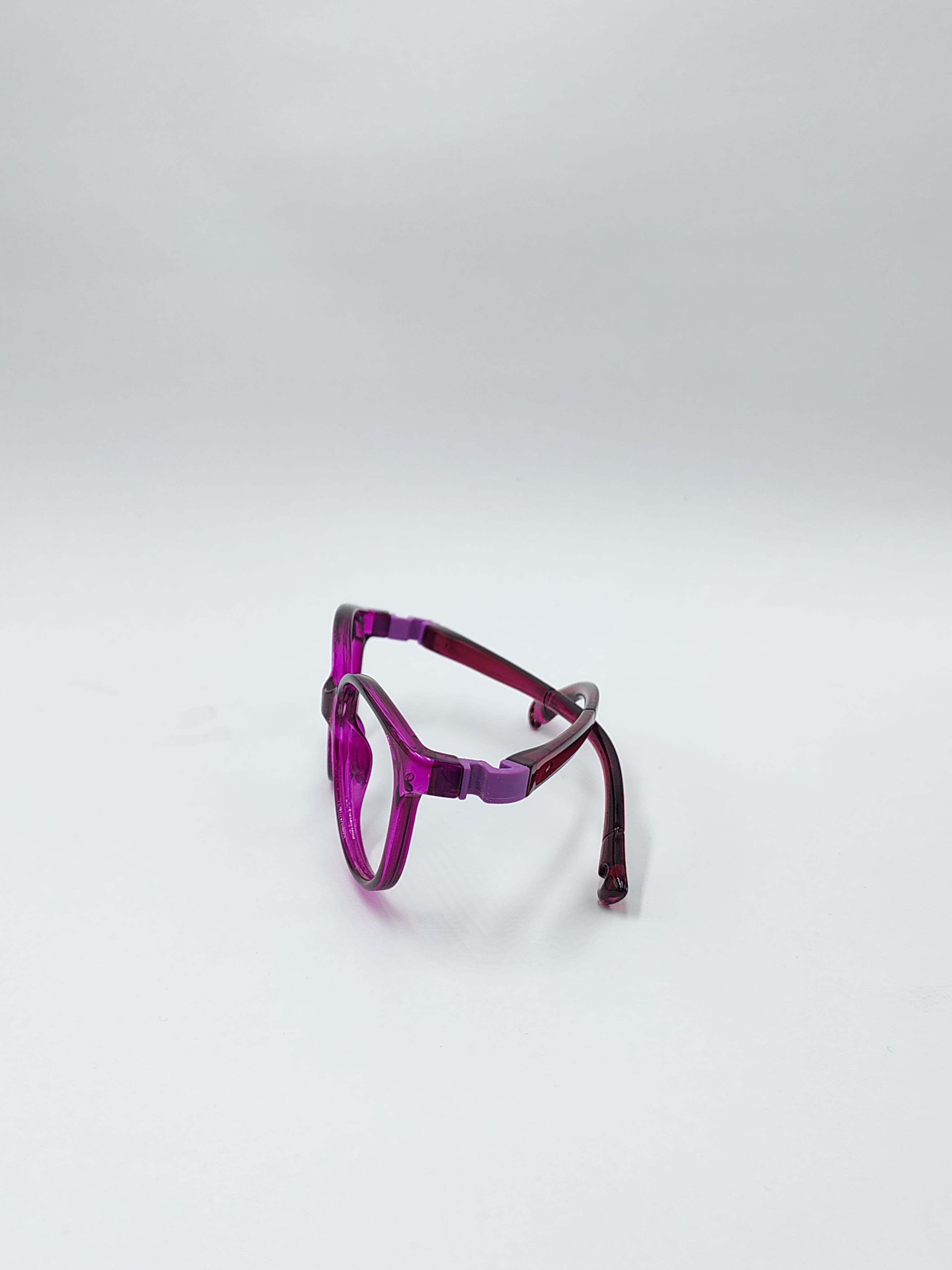 eyeket crystal dark pink fiber spring frame