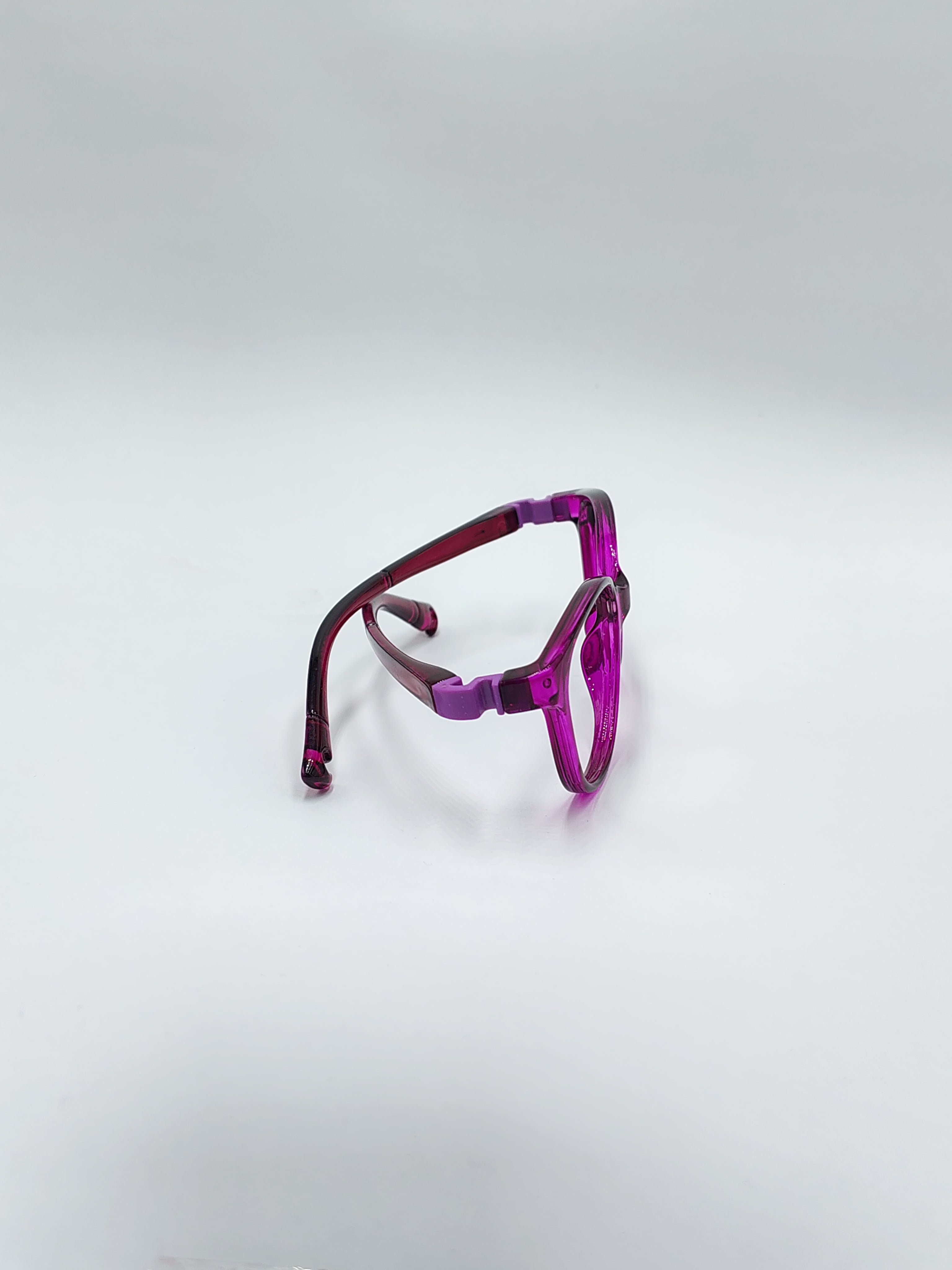 eyeket crystal dark pink fiber spring frame