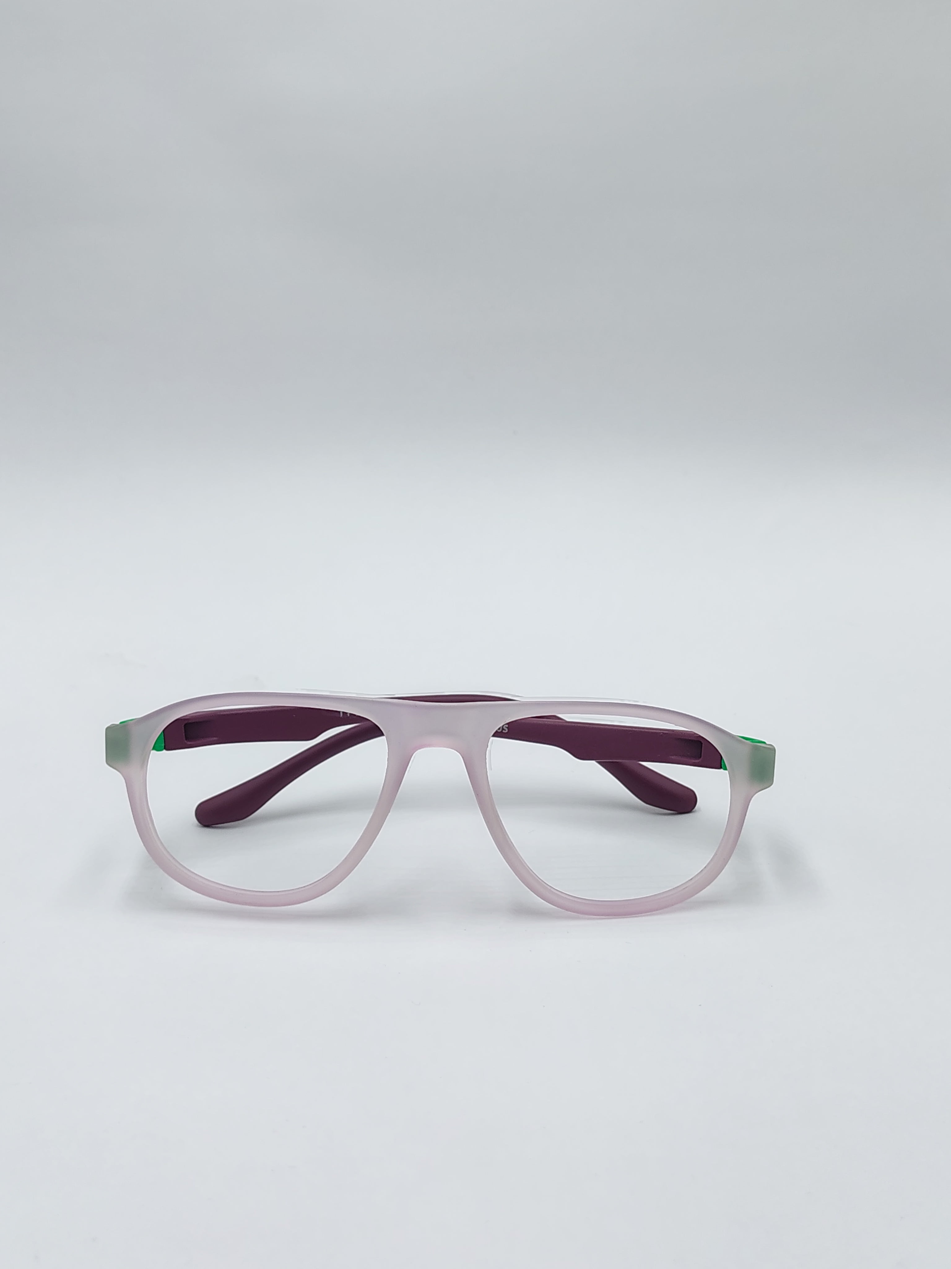 eyeket aviator spring light and dark purple shade frame
