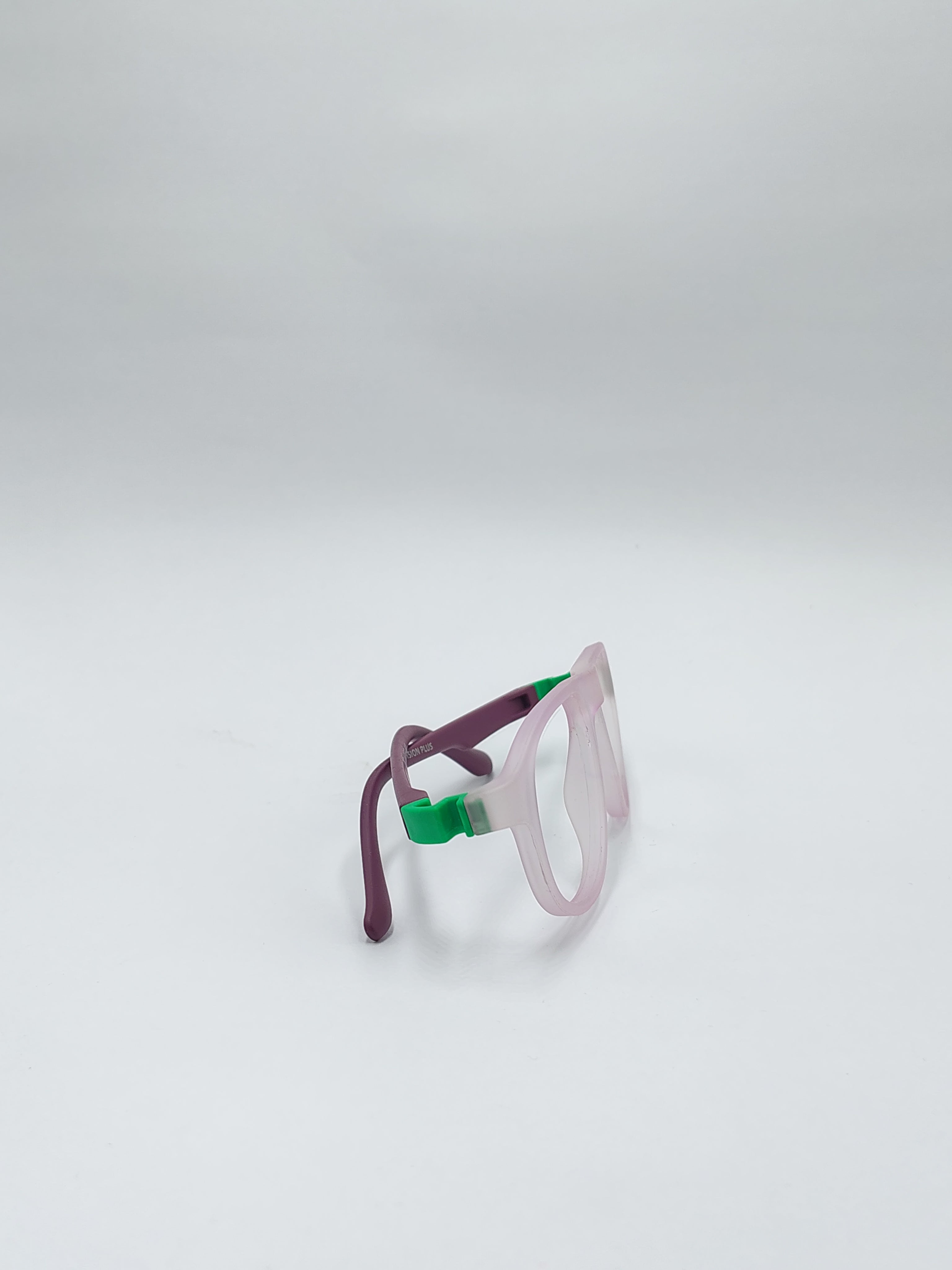 eyeket aviator spring light and dark purple shade frame