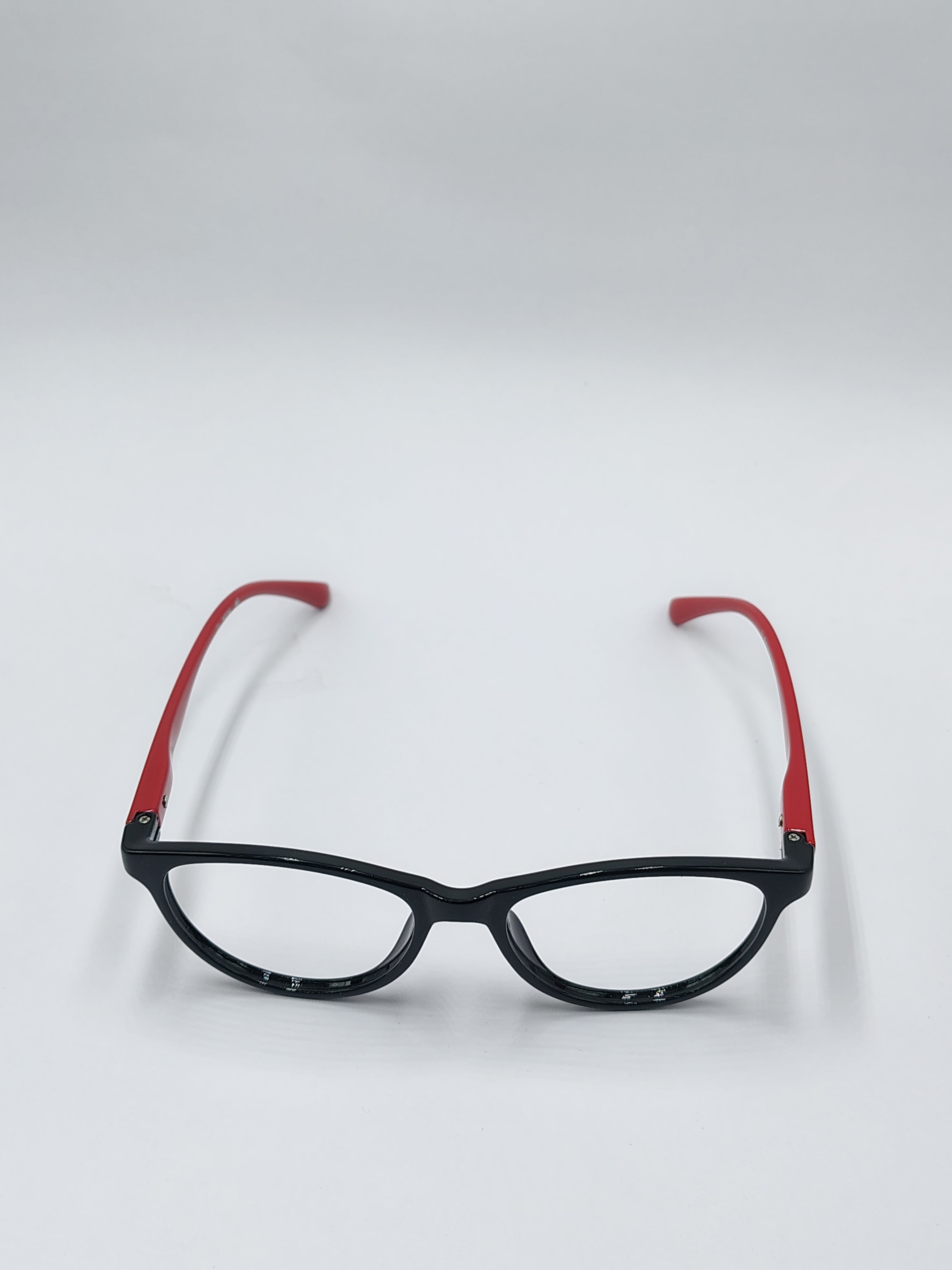 eyeket black and red fiber frame