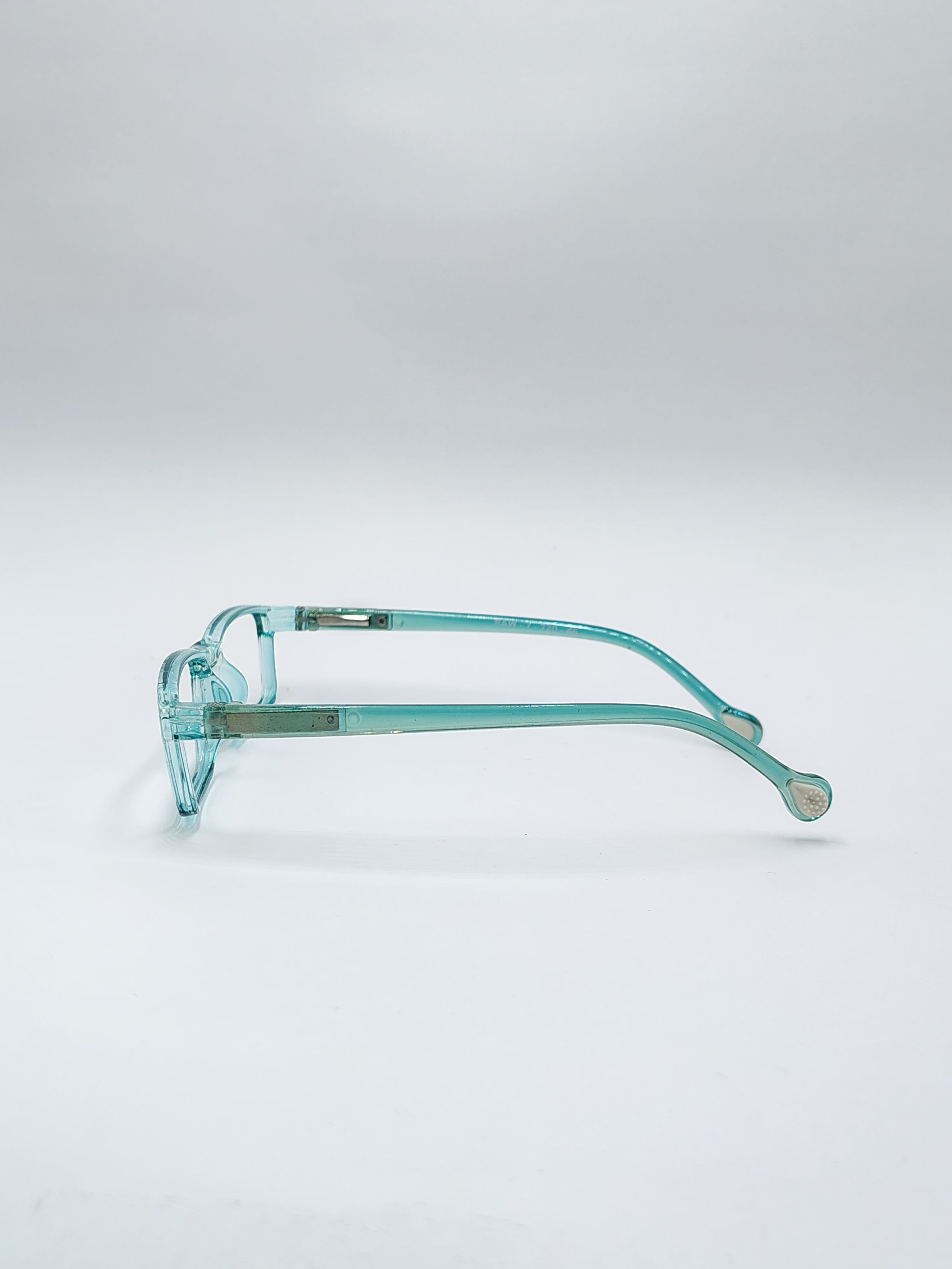 vision plus raw crystal water green frame
