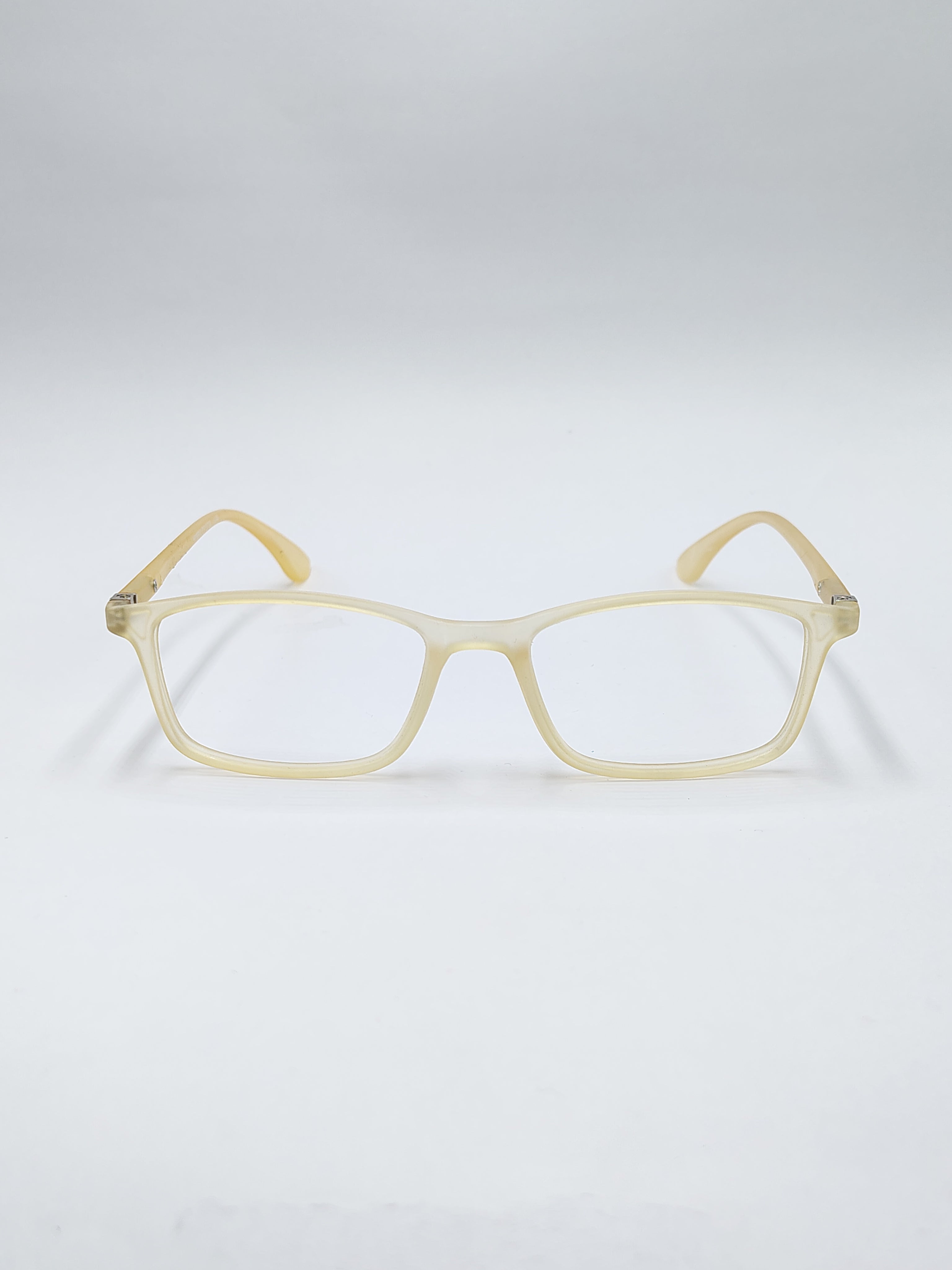 vision plus matte light yellow frame