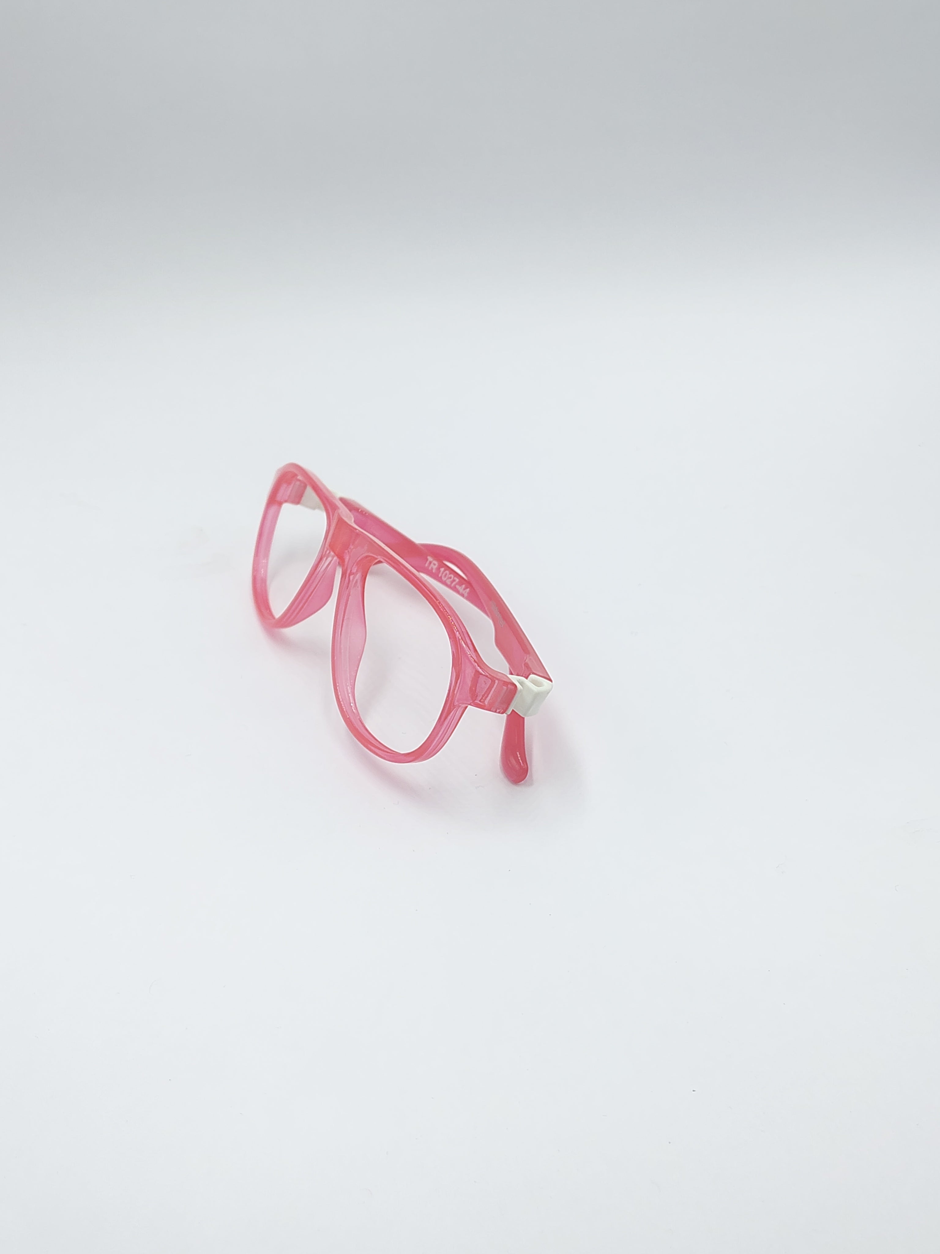 vision plus glossy pink spring fiber frame
