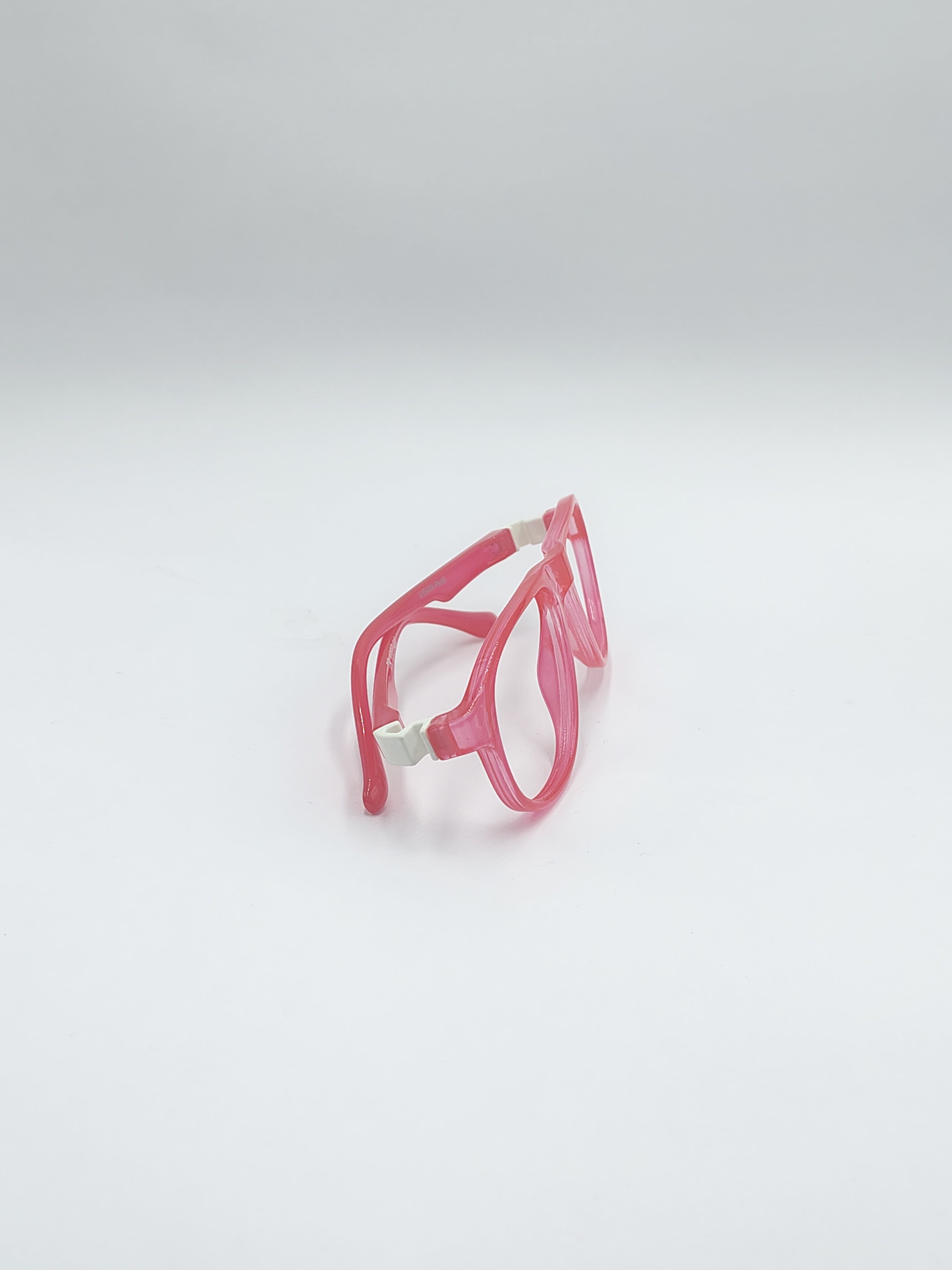 vision plus glossy pink spring fiber frame