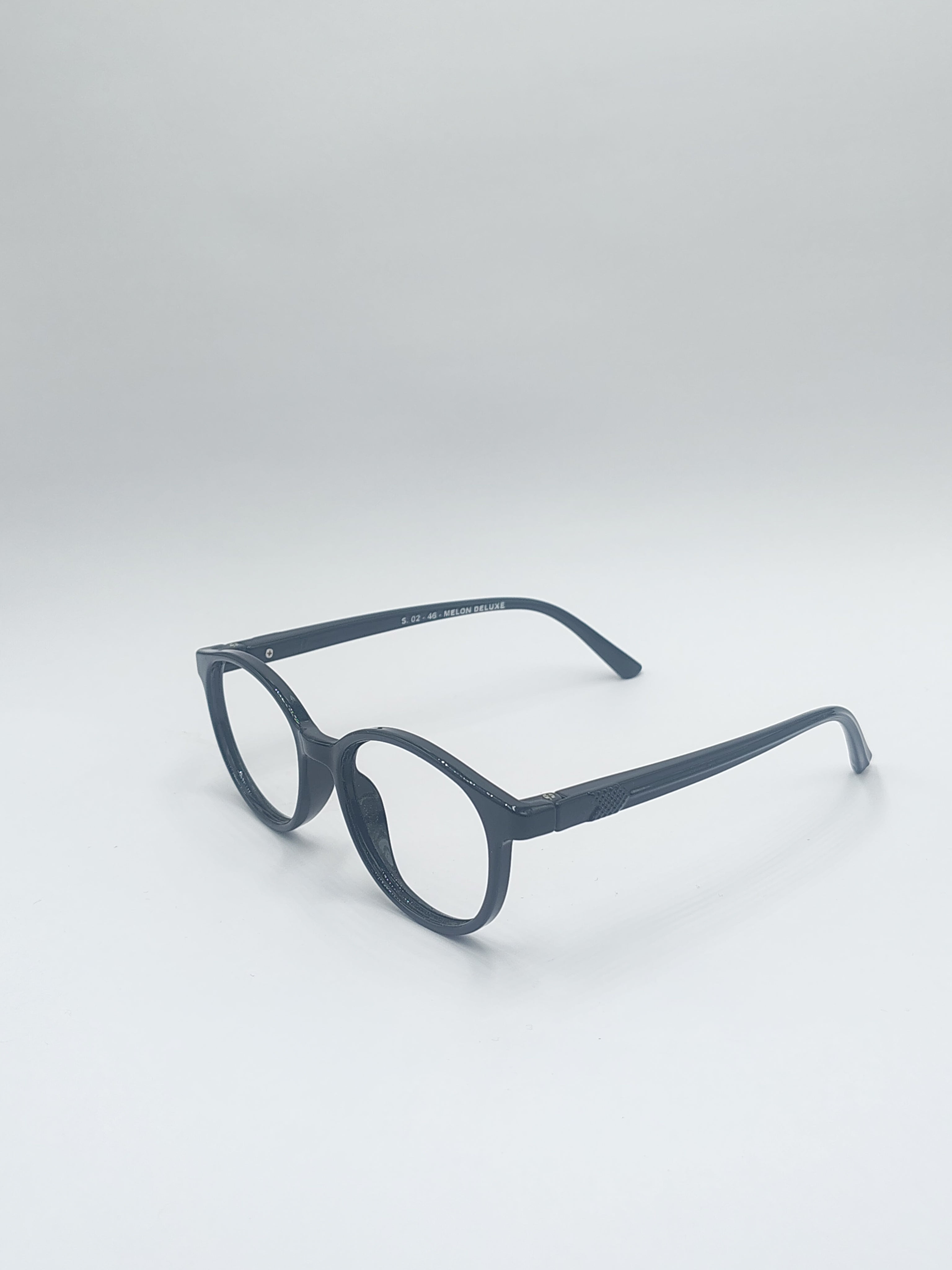 vision plus melon full gloss black frame