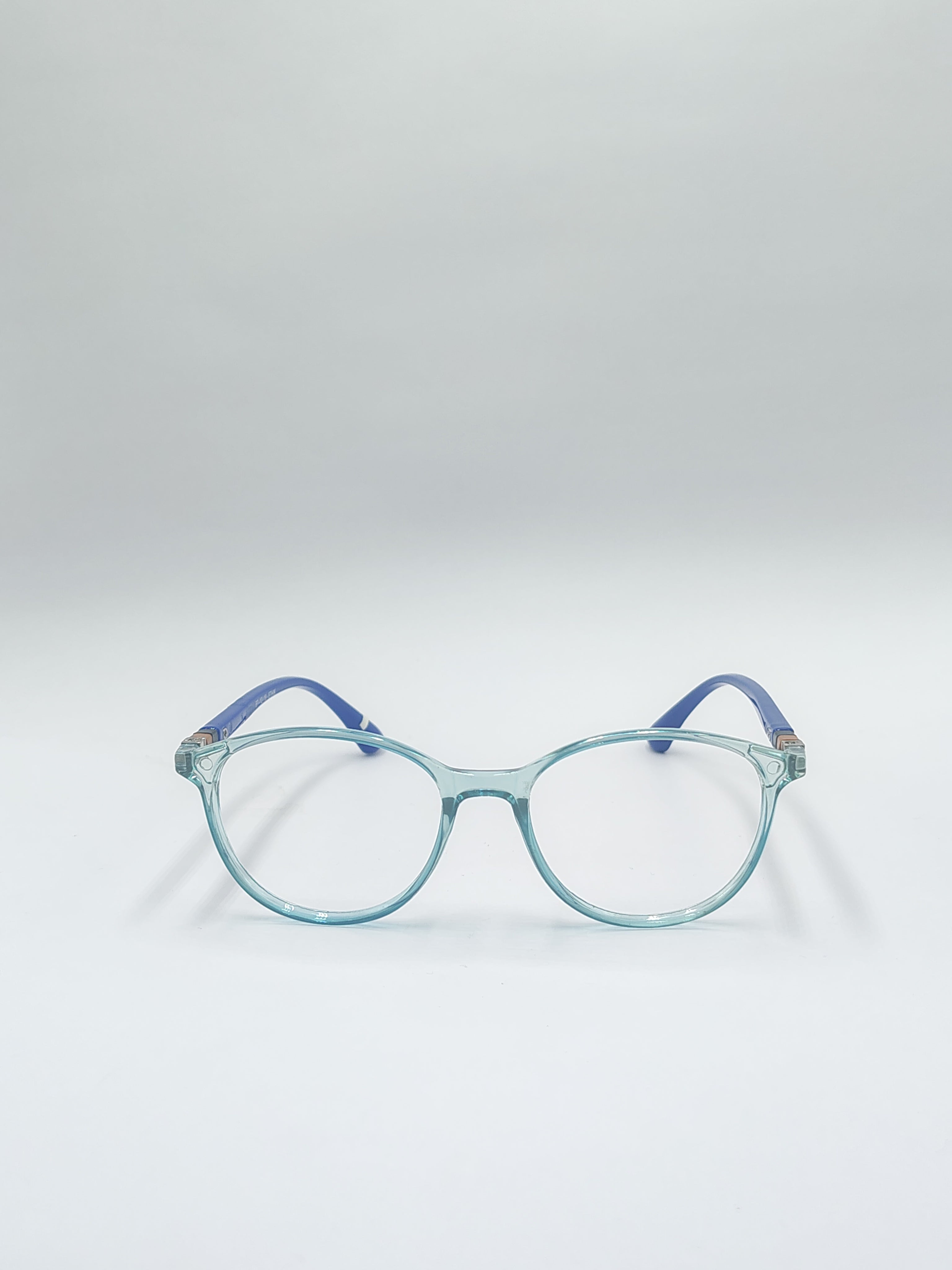 vision plus water blue shade frame