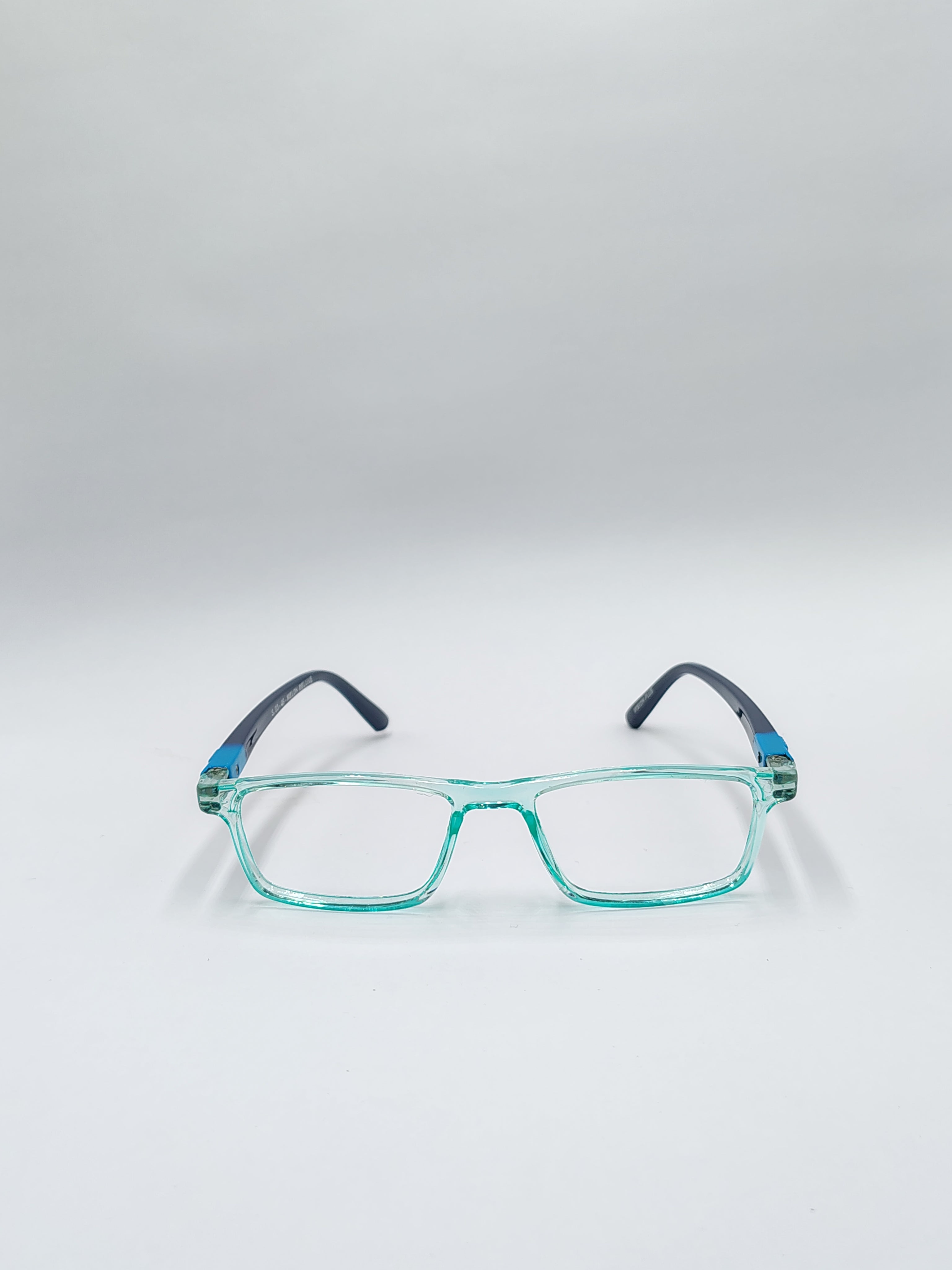 vision plus crystal cyan and blue frame