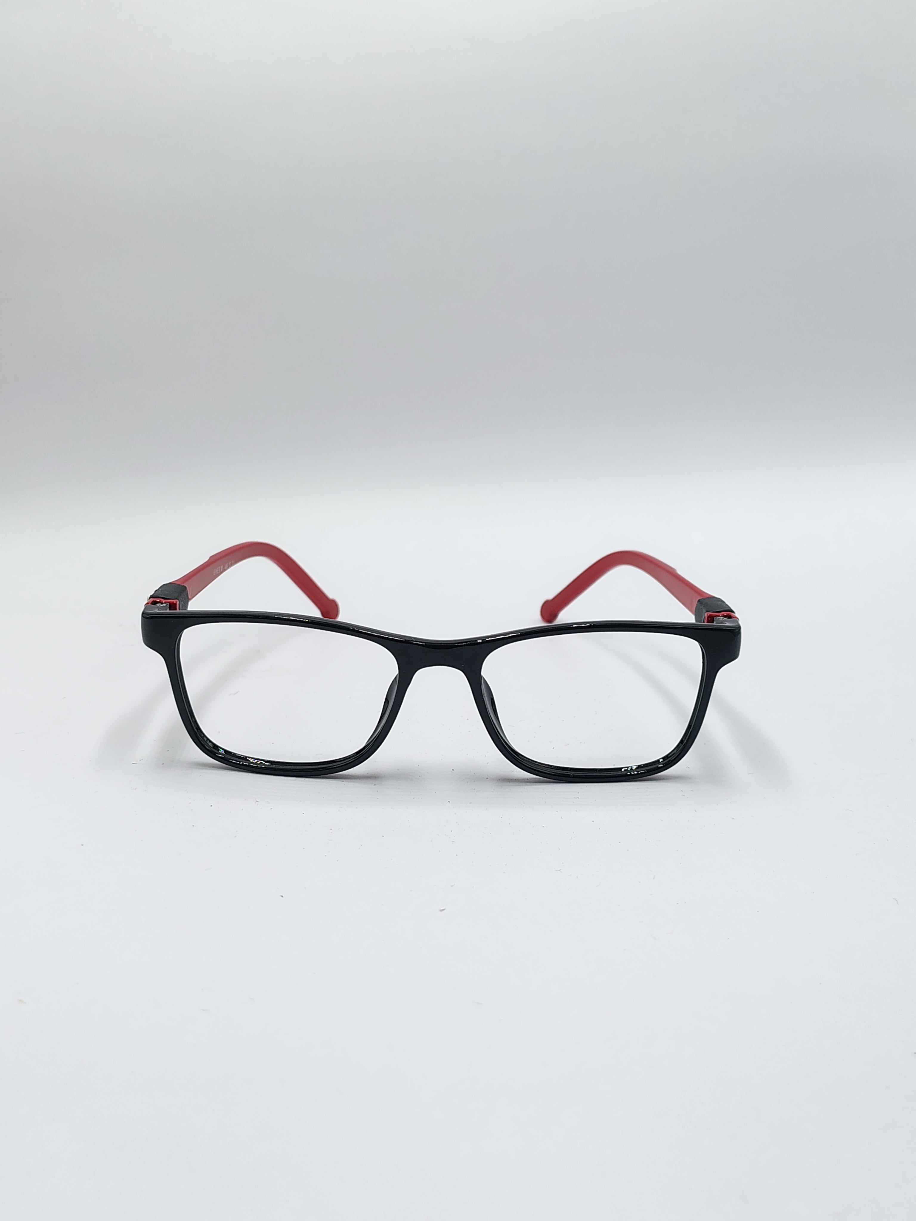 vision plus iconic red and black frame