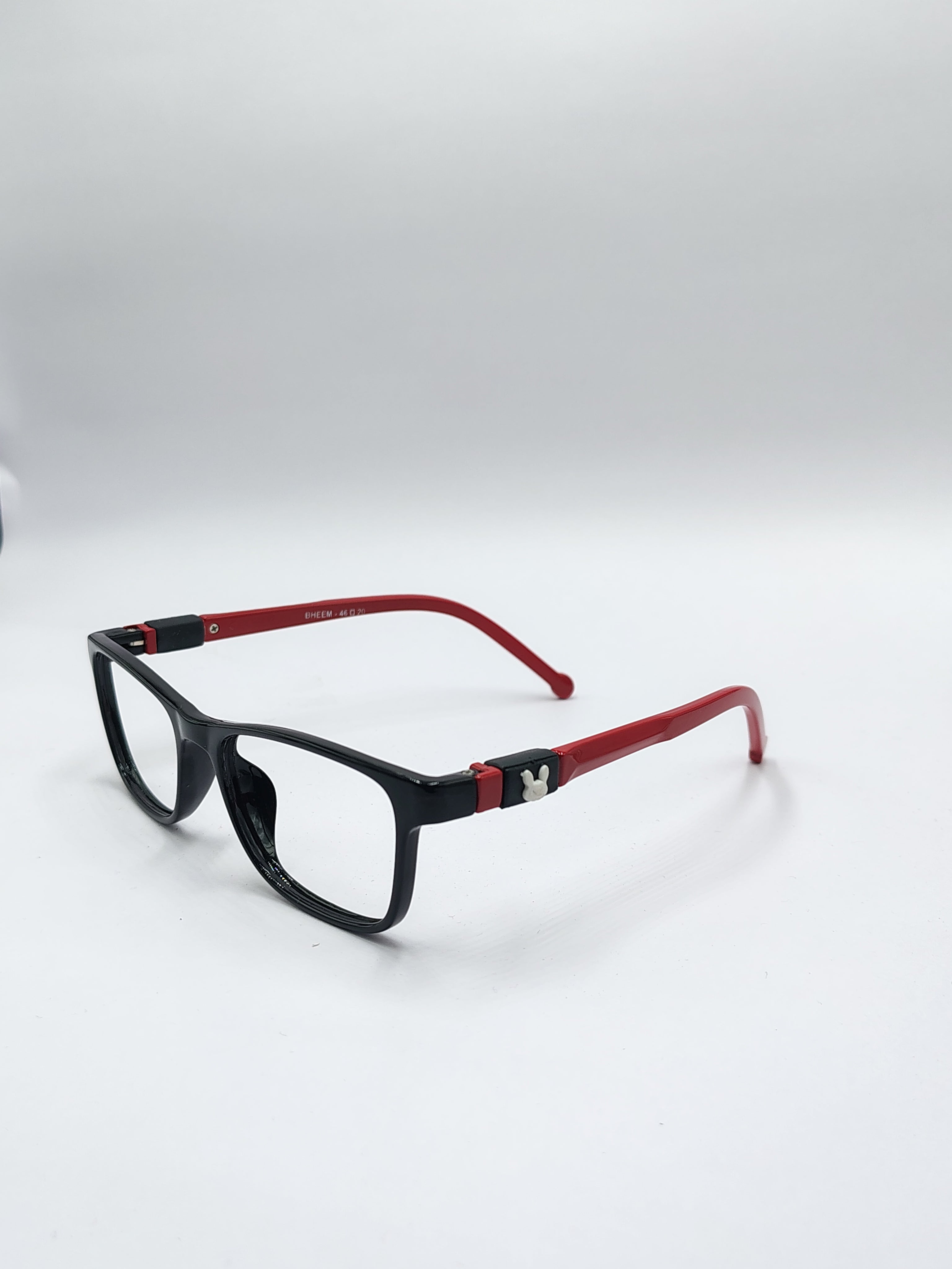 vision plus iconic red and black frame