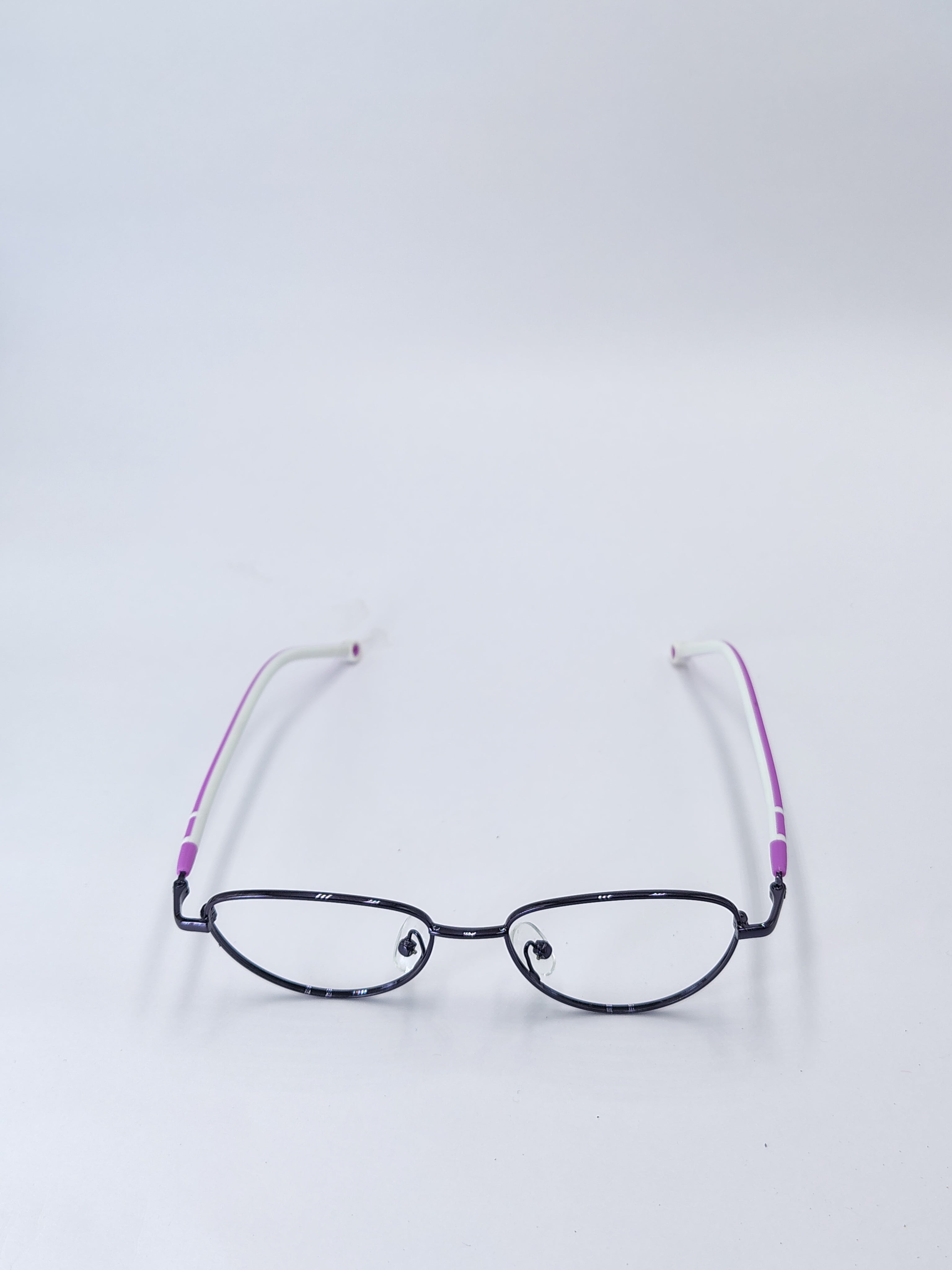 vision plus dark metallic purple and white frame