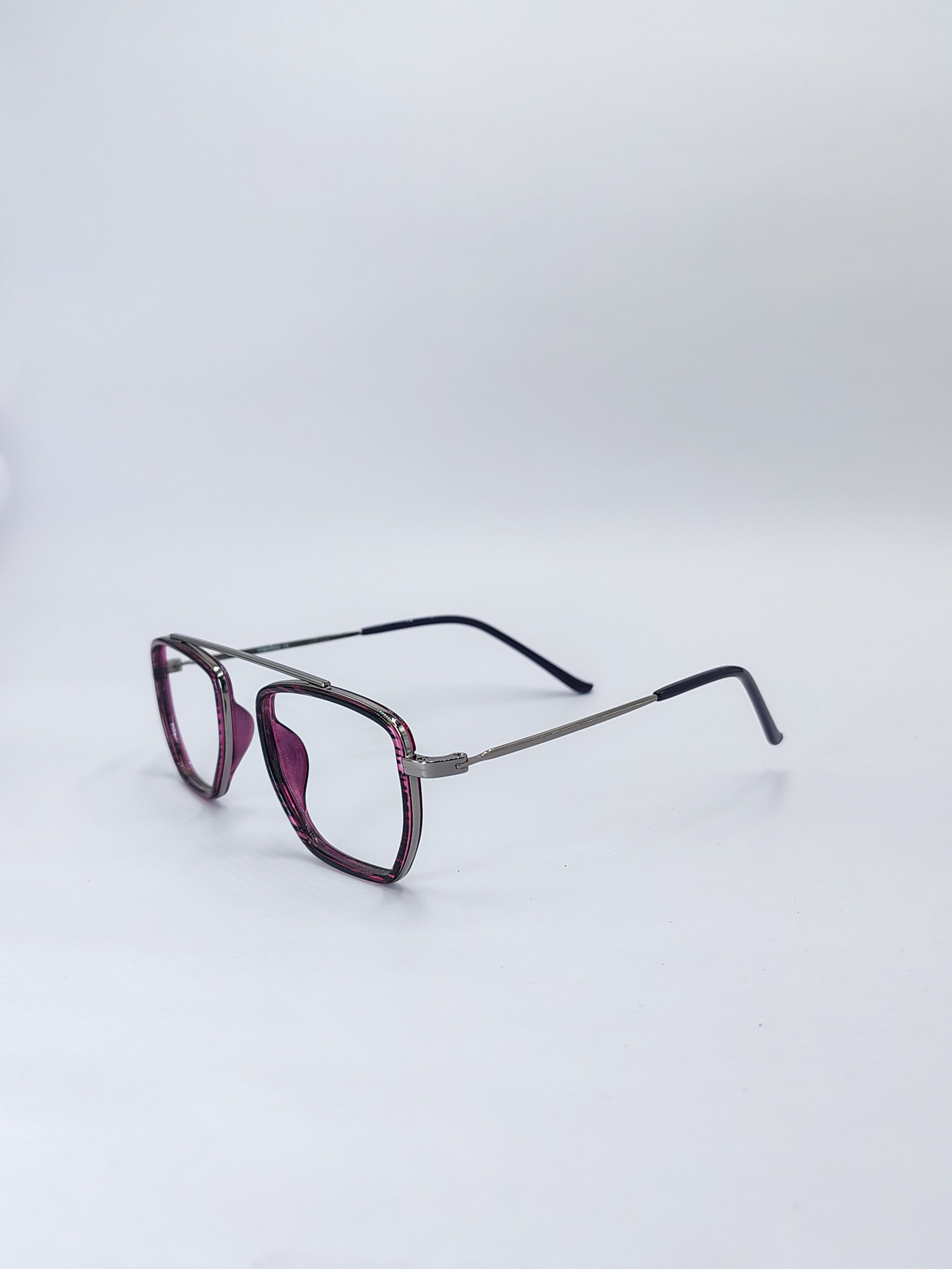 vision plus dynamic purple metal frame