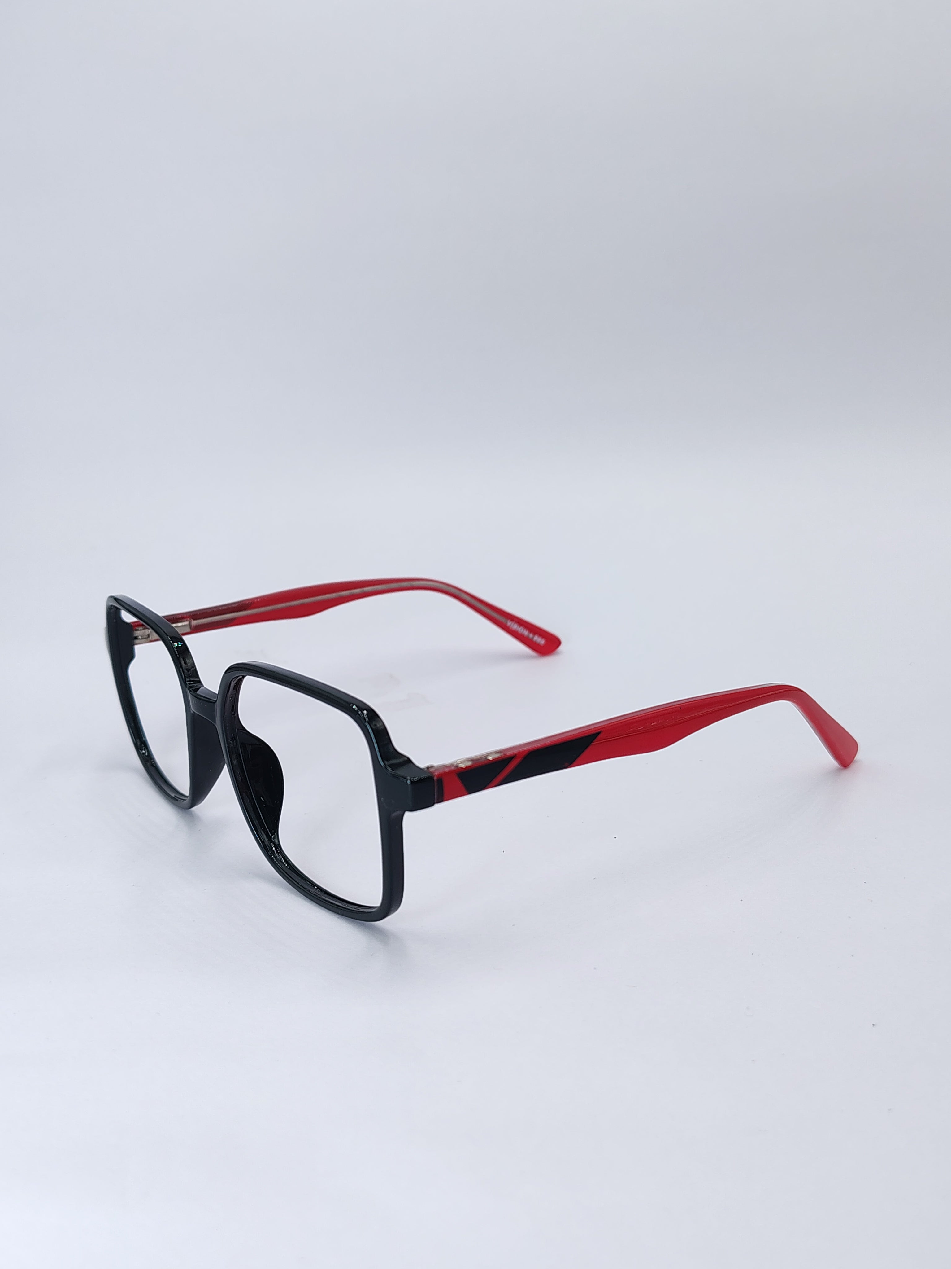 vision plus black and red frame