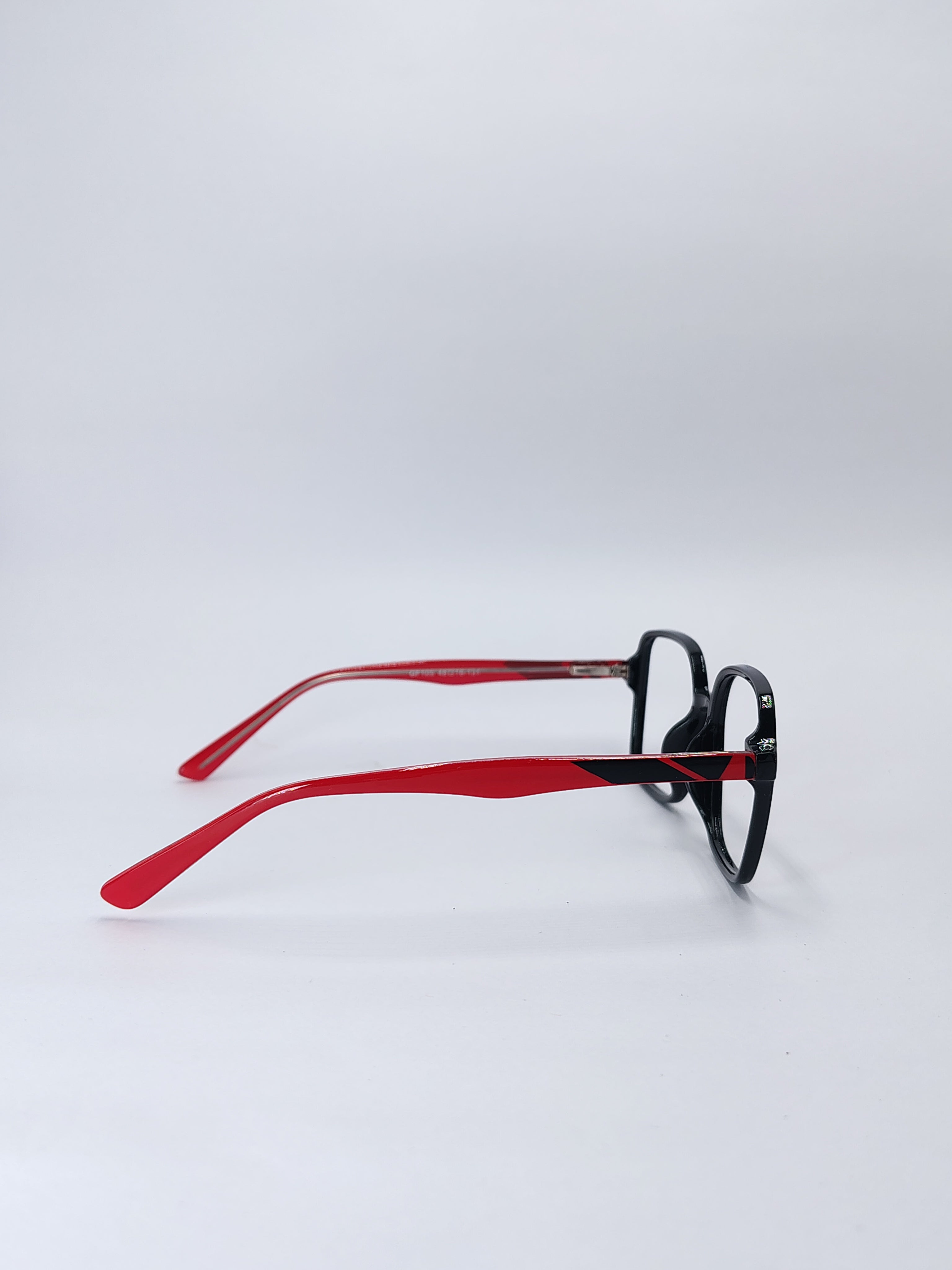vision plus black and red frame