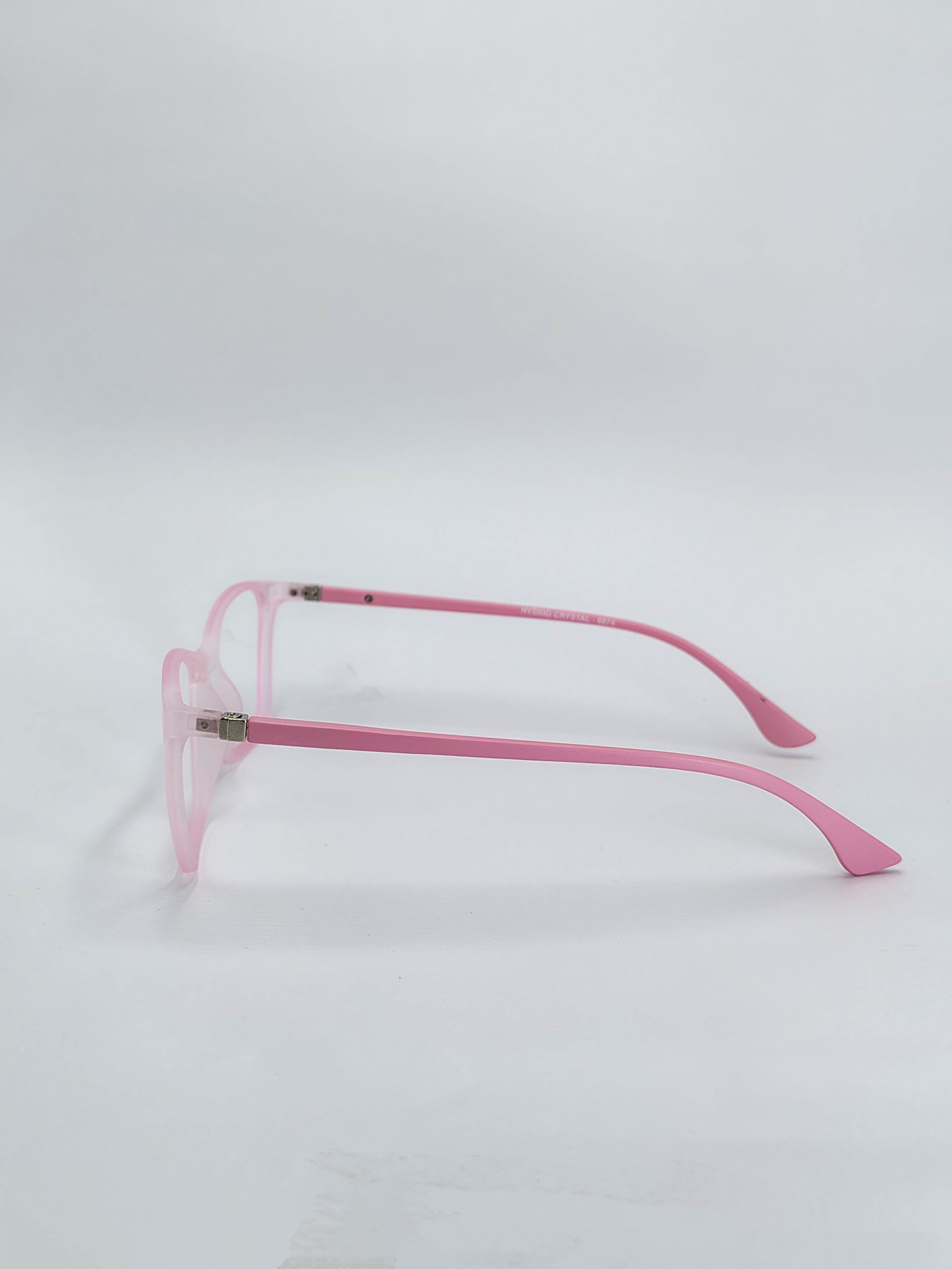 vision plus hybrid matte pink frame
