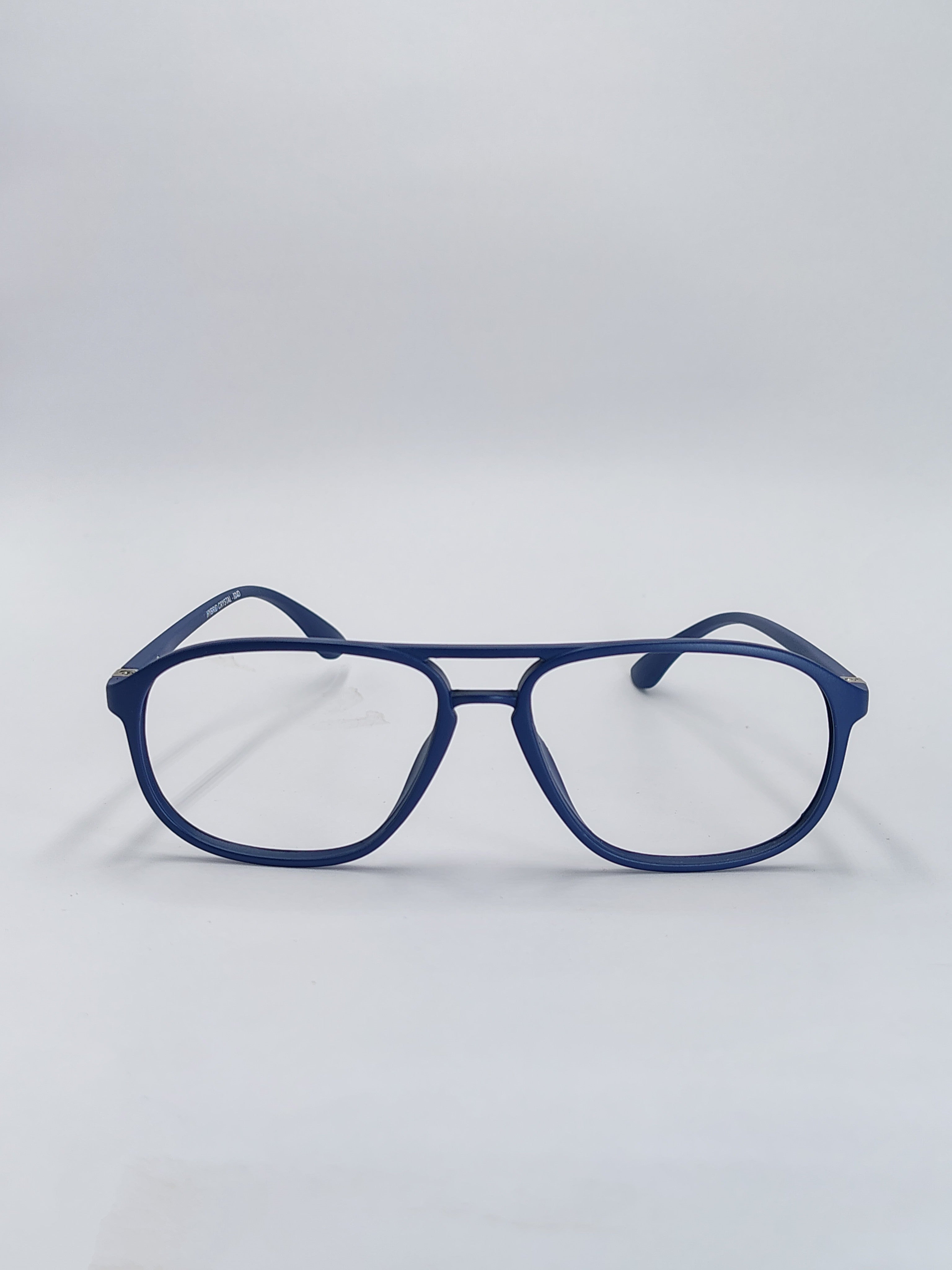 vision plus hybrid matte dark blue frame