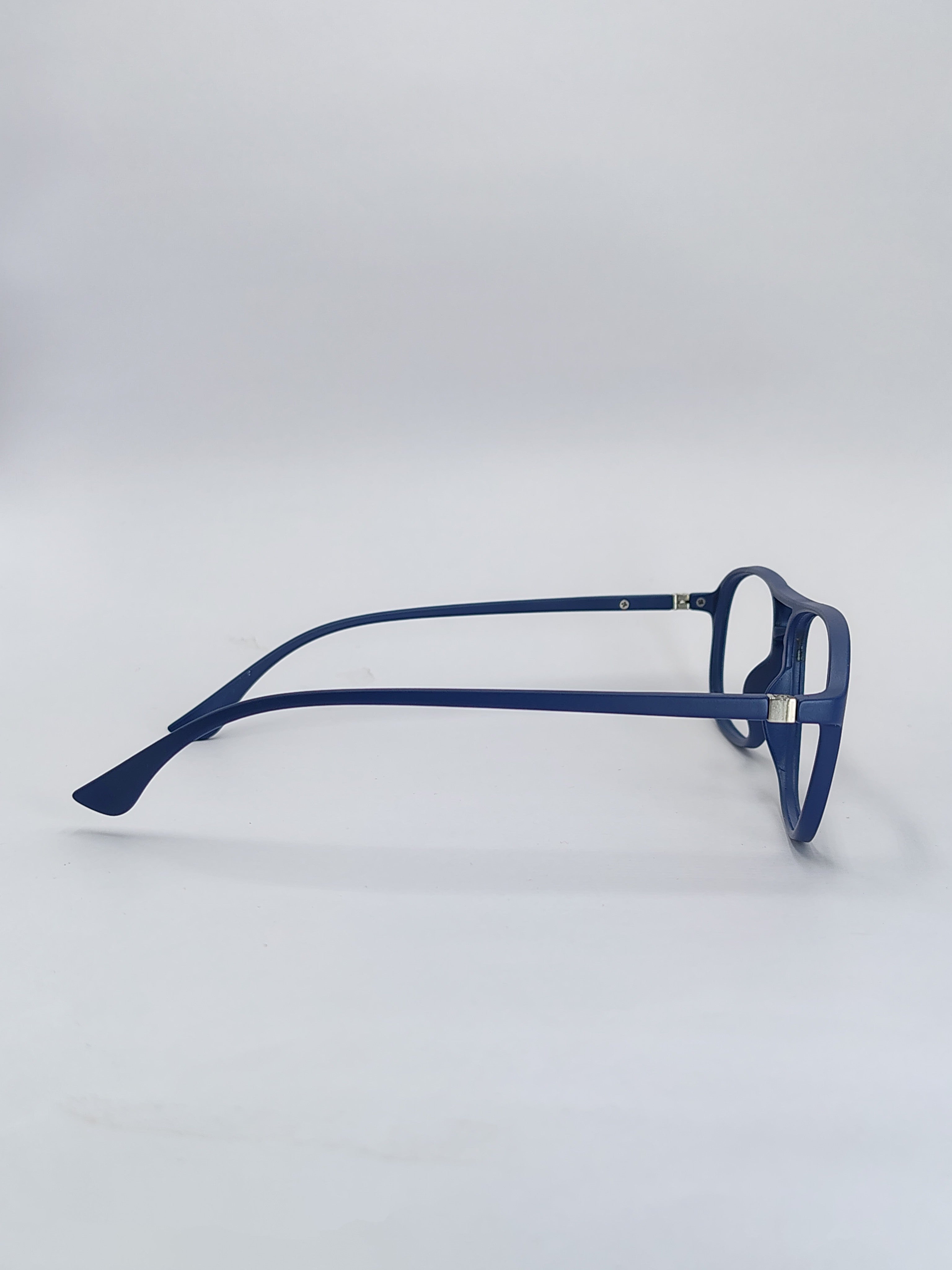 vision plus hybrid matte dark blue frame